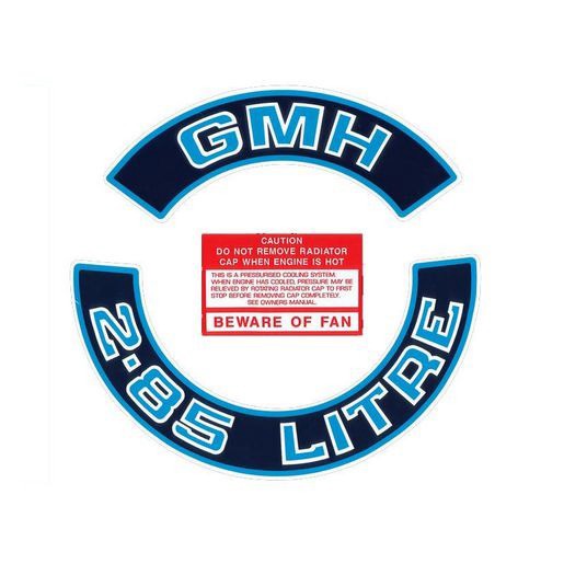 RSP Engine Decal Kit (Blue) Commodore VB-VK 2.85 Litre - ED1038 4WD Brake Parts