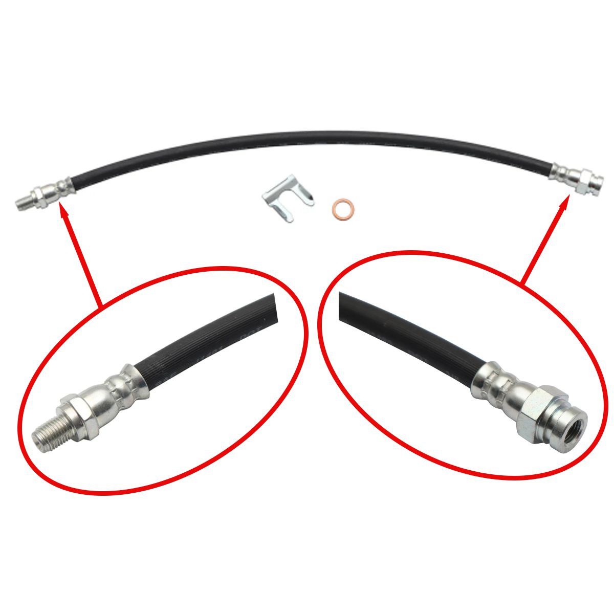 RSP Brake Hose Front Disc Holden Torana LH L34 - BH1036 Replacement Hose
