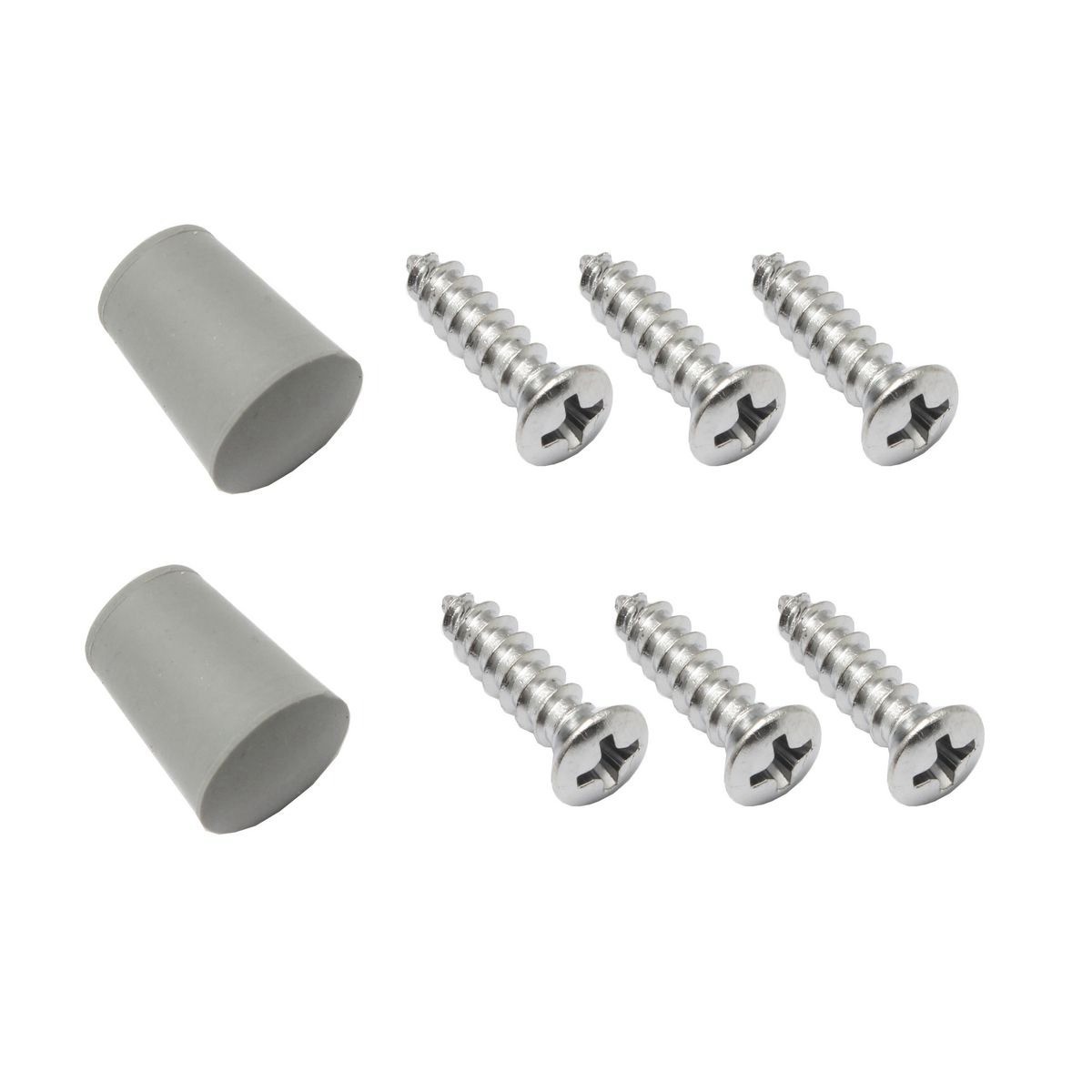 Rare Spares - Sunvisor Screws & Tips Set Grey XT-XF ZB-ZL FC-FE - FK2017 Adapter