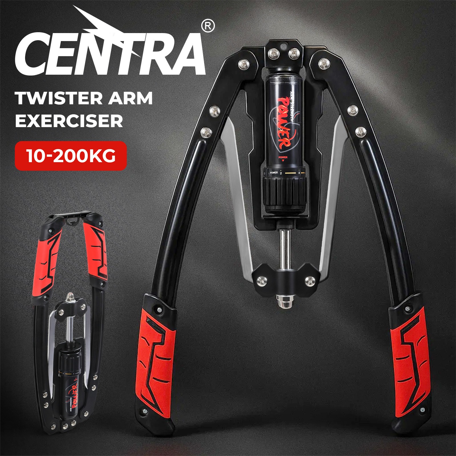 Centra Hydraulic Power Twister Adjustable Arm Chest Expander Exerciser Tool