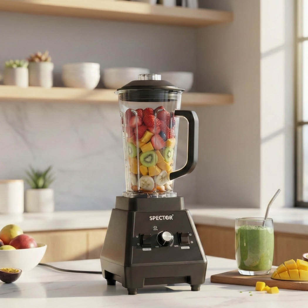 Spector 2L Commercial Blender 1600W Smoothie Juicer Mixer Ice Crush 6 Blade