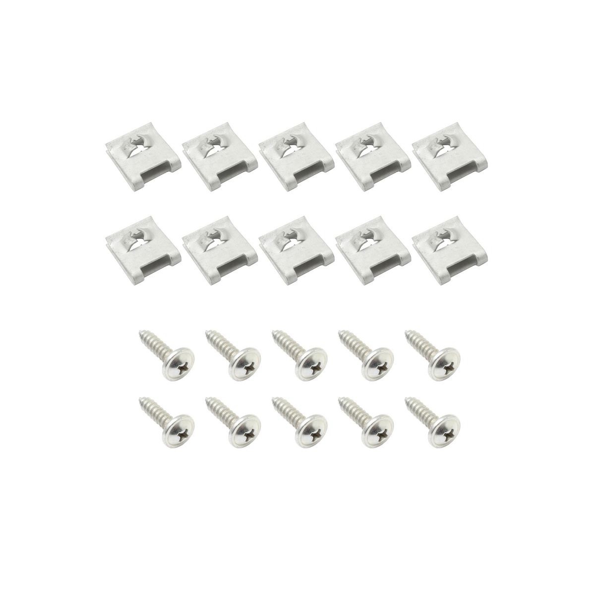 Rare Spares - Screw Pan HD Kit 10g - 16 X 3/4in With U Nuts - BS0006 Hardware