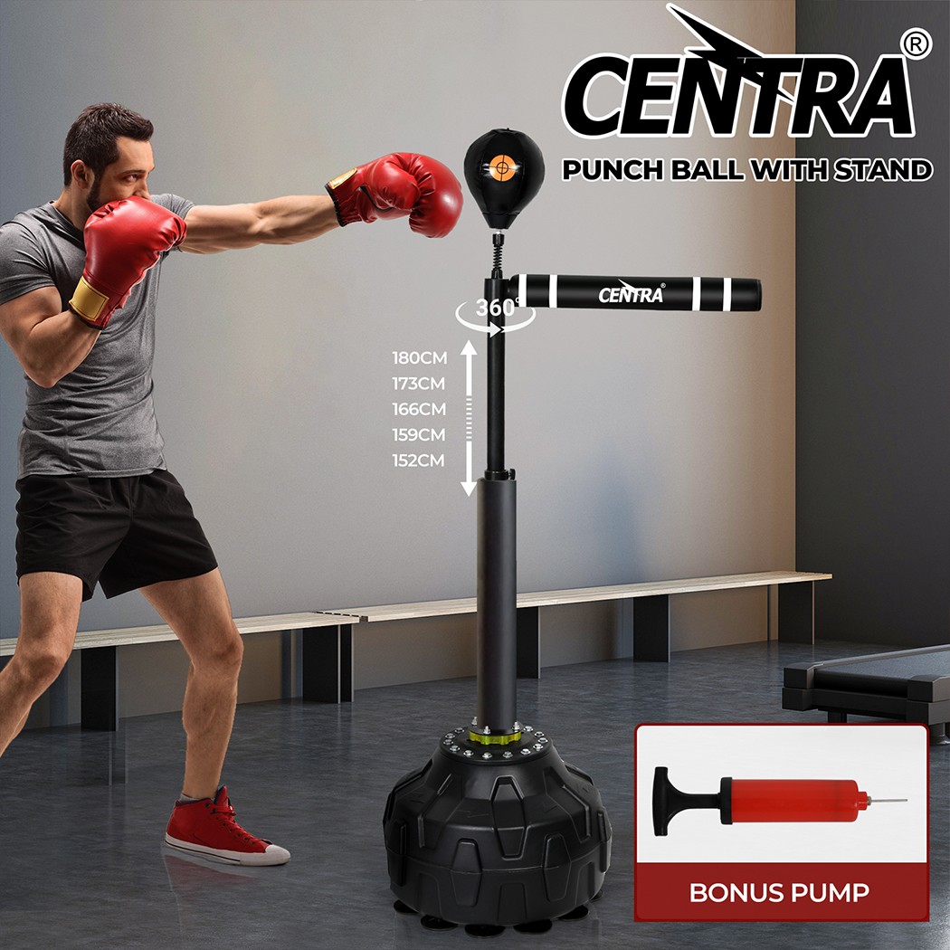 Centra Boxing Bag Reflex Freestanding Spinning Arm Speed Ball Punching Training