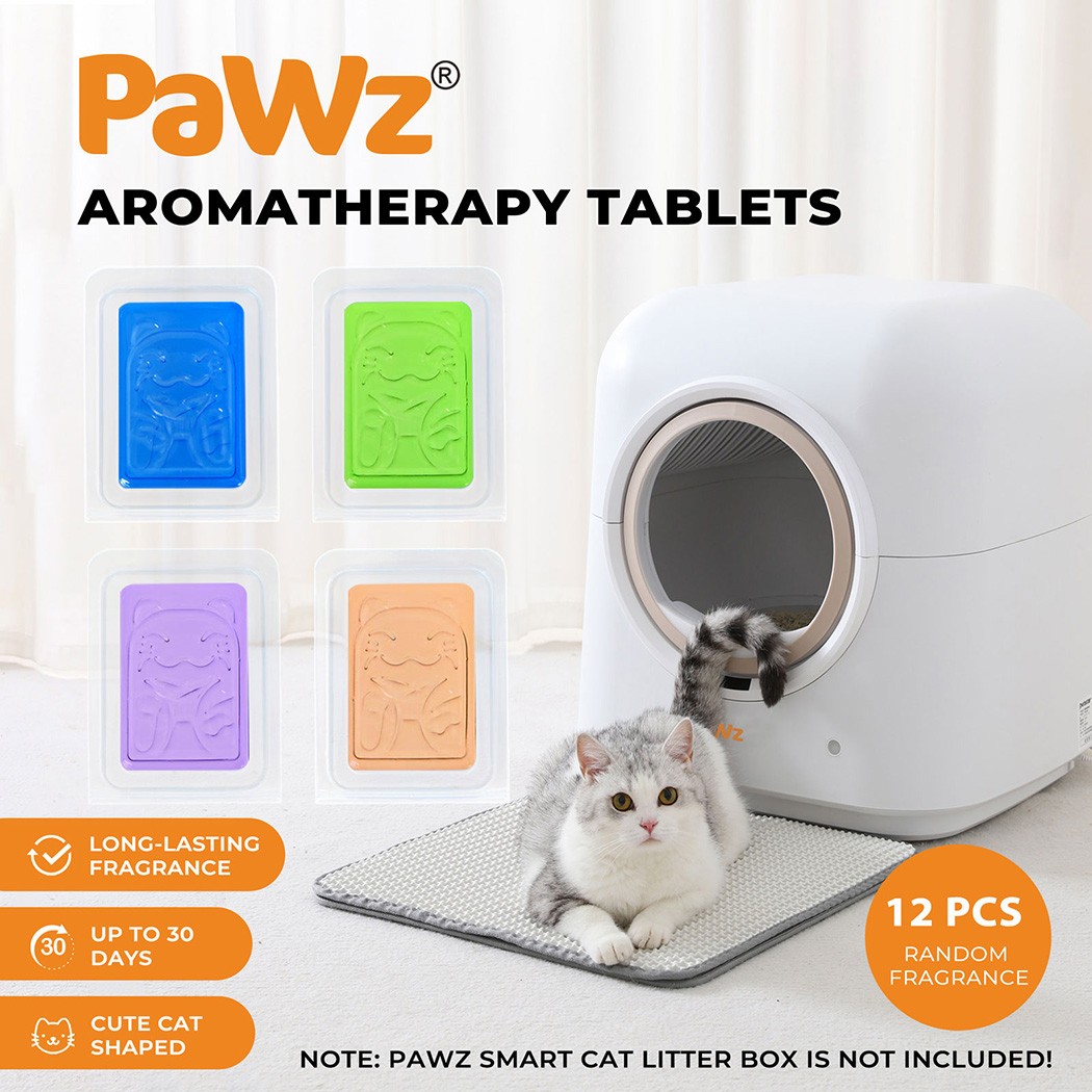 Pawz 12x Cat Litter Odour Eliminator Pet Aromatherapy Tablets Car Air Freshener