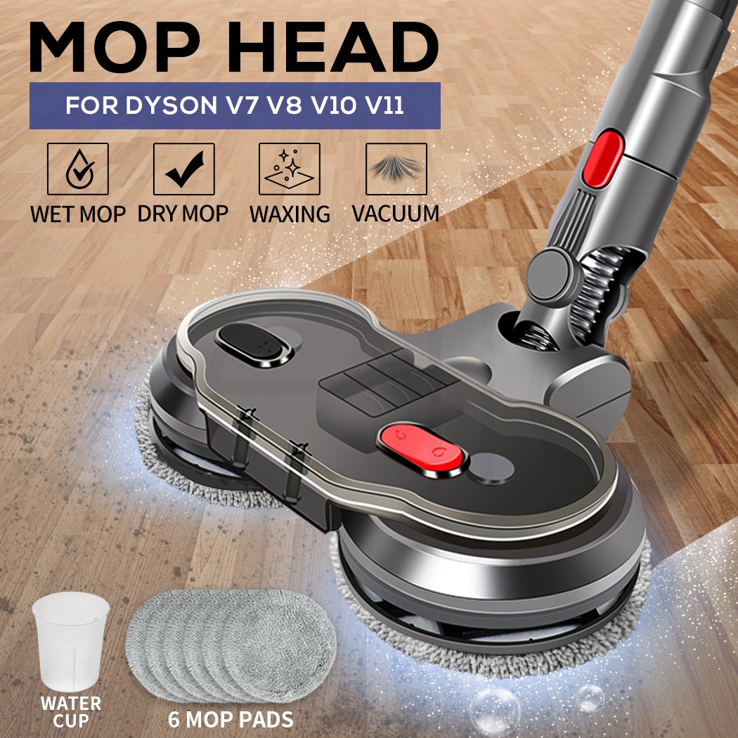 Electric Motorised Mop Head for Dyson V7 V8 V10 V11 V15 Wet/Dry 150ml
