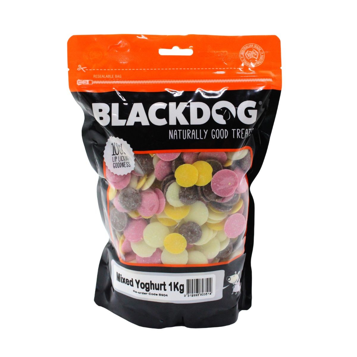 Blackdog Mixed Yoghurt Drops 1kg Dog Chews & Treats Pet Supplies