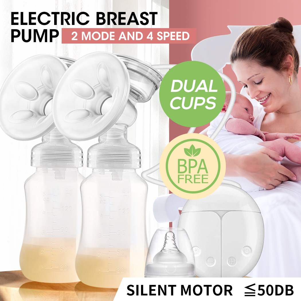Spector MATE1001-D Double Electric Breast Pump Adjustable Settings 150ml x 2