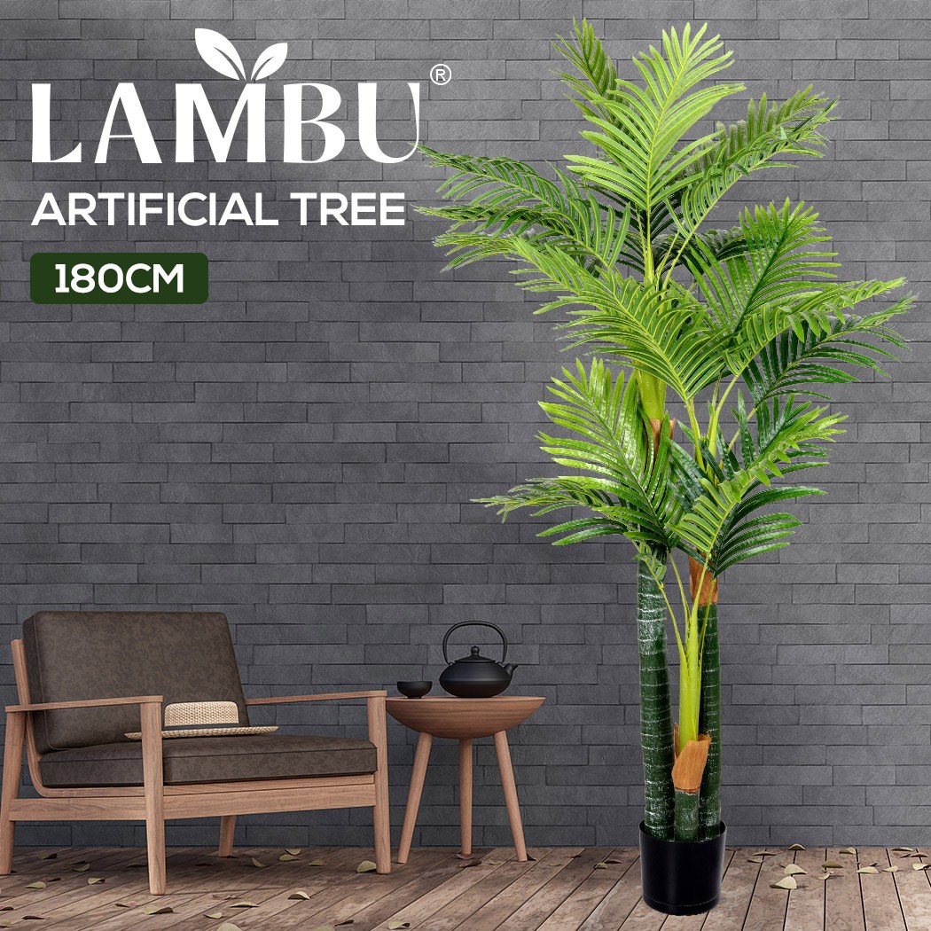 Lambu Artificial Tree Green 180cm Indoor Outdoor Fade Resistant Odourless