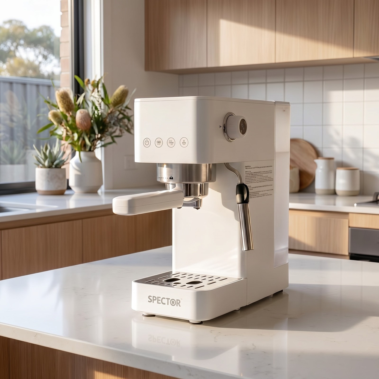 Spector 20 Bar Espresso Coffee Machine Maker Milk Frother Cappuccino Latte