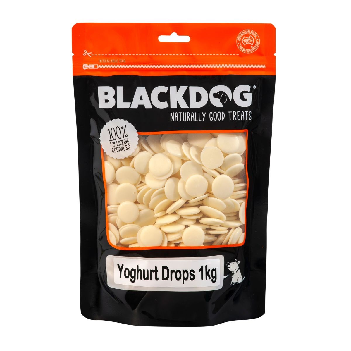Blackdog Yoghurt Drops 1kg B903 Puppy Dog Chews & Treats XXS