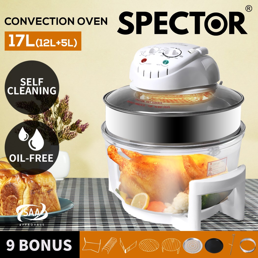 Spector Air Fryer Electric Convection Oven 17L 1400 W White FR1006WH
