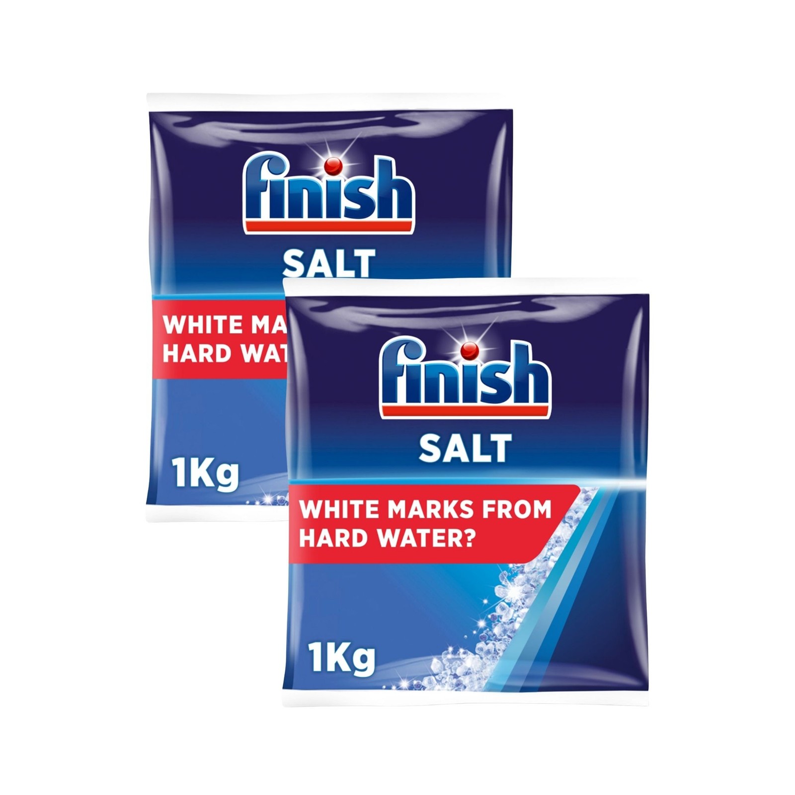 Finish Dishwasher Salt 1kg x2 Cleaning Products
