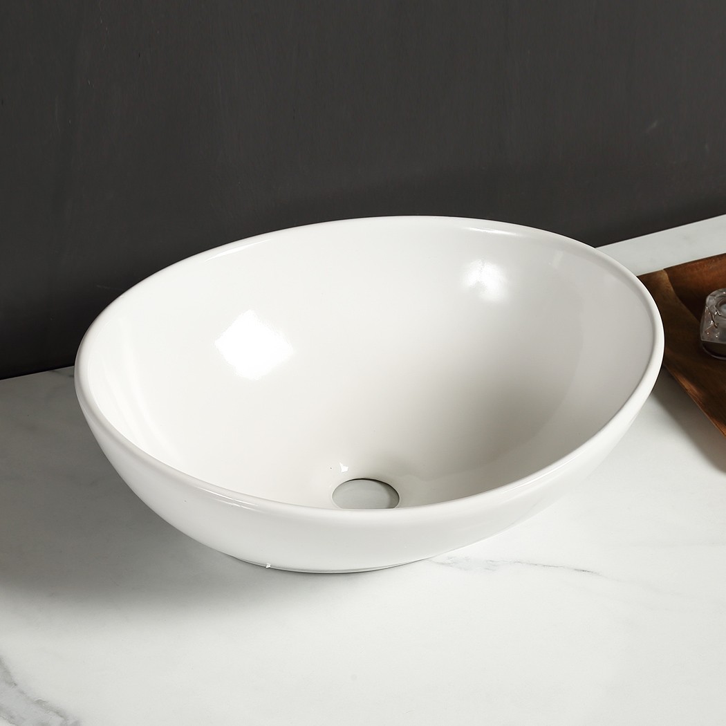 Ceramic Bathroom Basin Counter Top Hand Wash Bowl Sink Vanity Above Basins