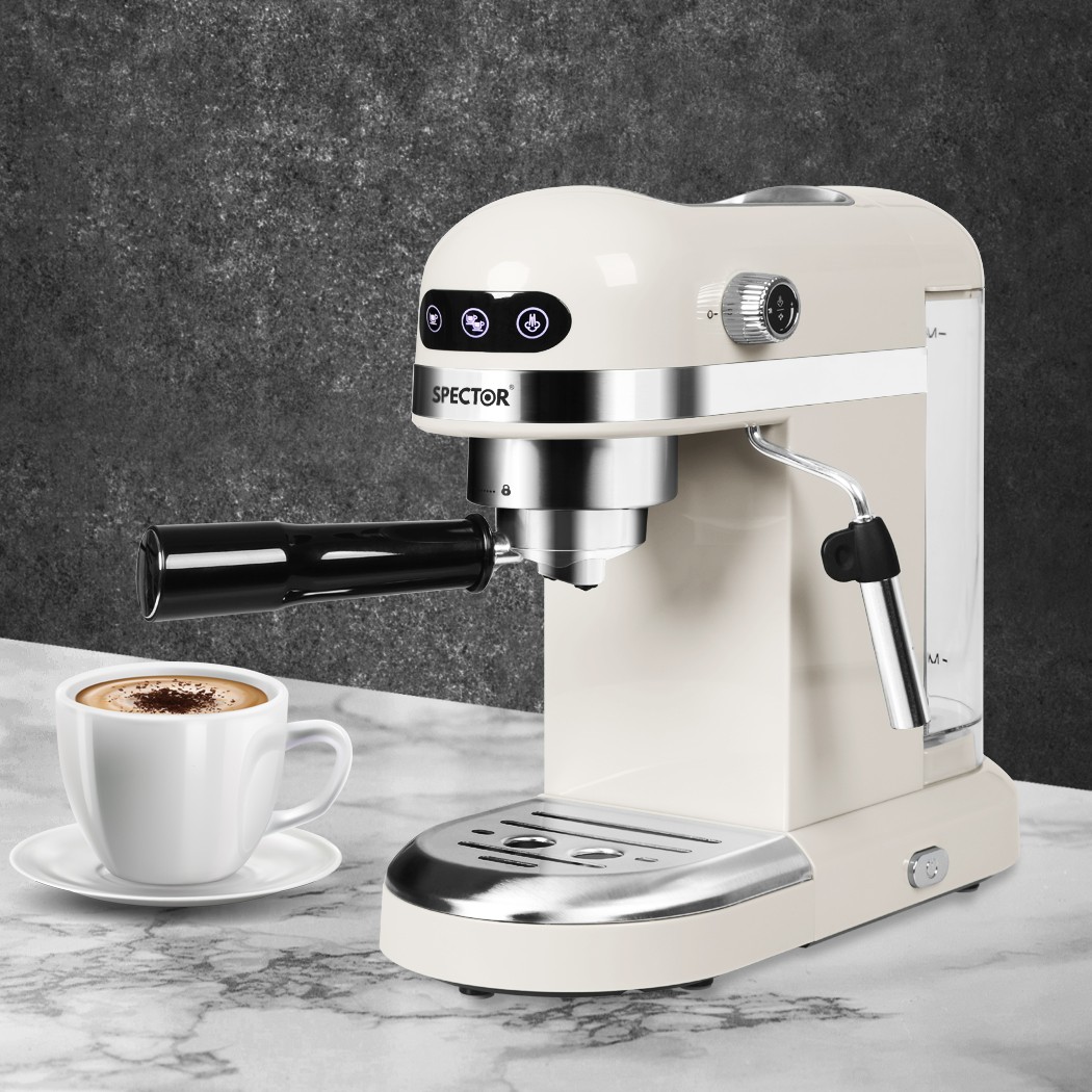 Spector Espresso Coffee Maker Machine Barista Latte Cappuccino Frother 1.4L