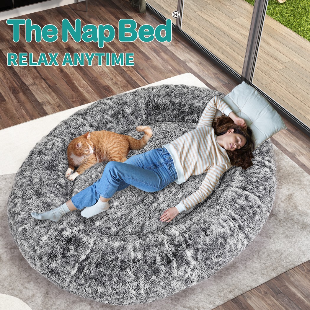 TheNapBed Human Size Pet Bed Calming Mattress Sofa Sleeping Floor Mat Cushion