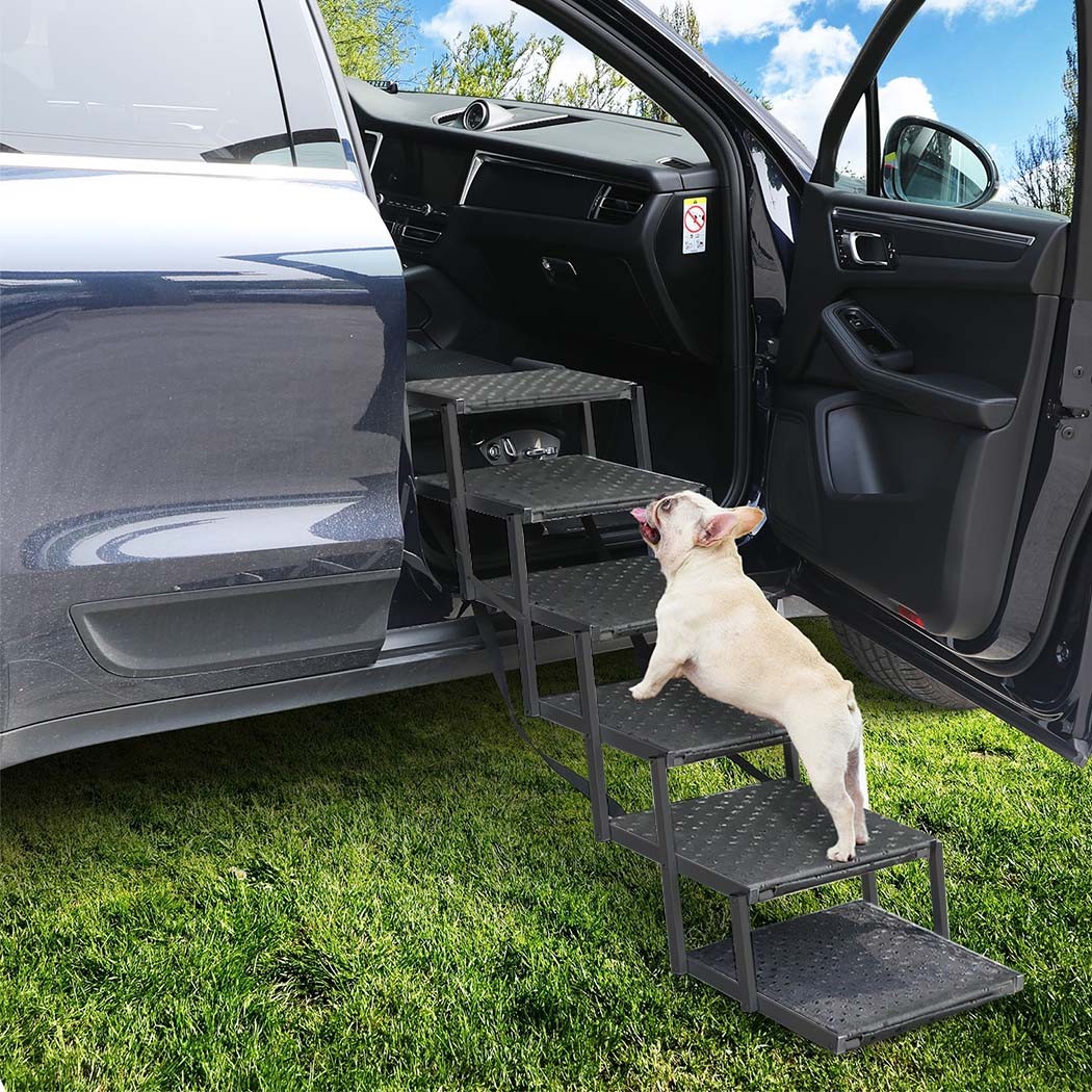 Pawz Dog Ramp Stairs Pet Stair Car SUV Travel Step Foldable Portable XL