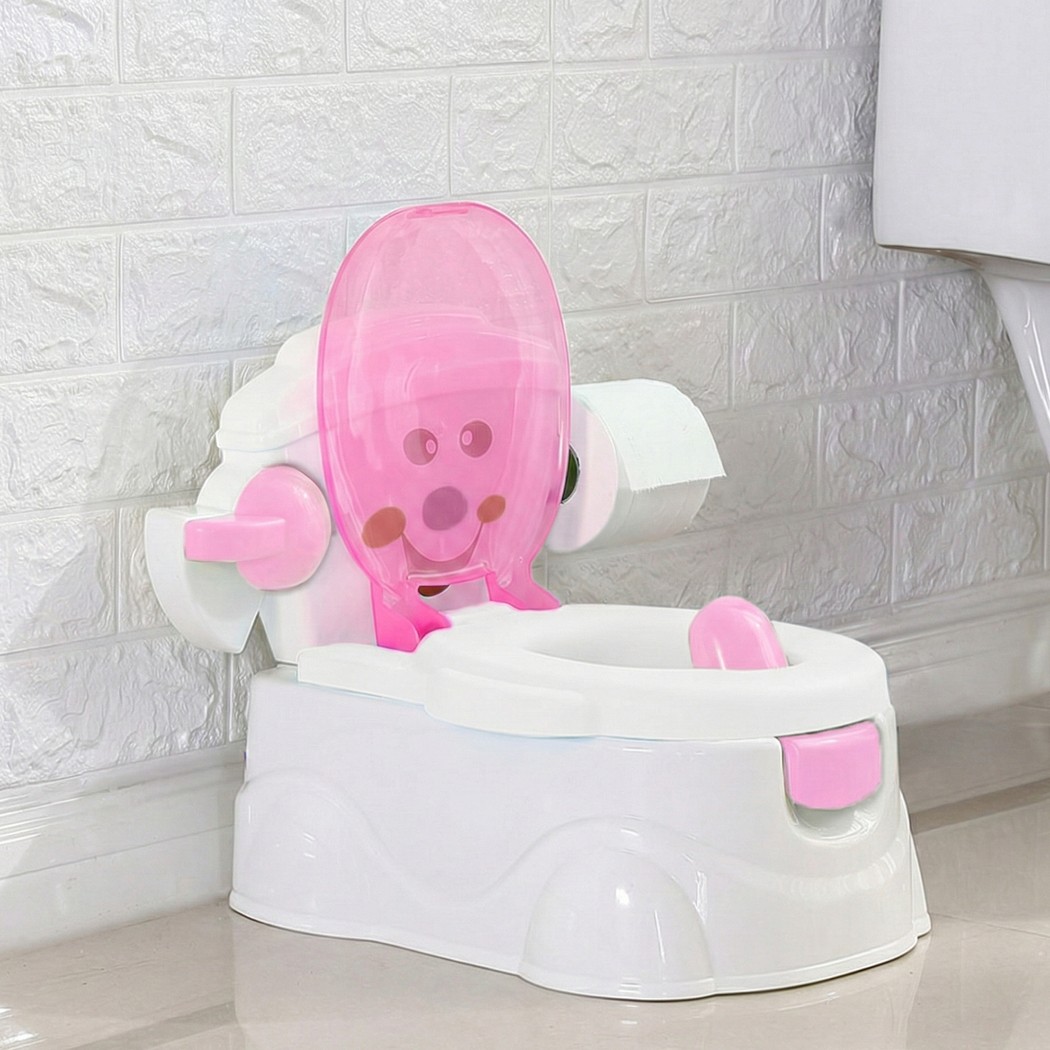 Bopeep Kids Potty Seat Trainer Safety Toilet Training Toddler Pink Slip Cover