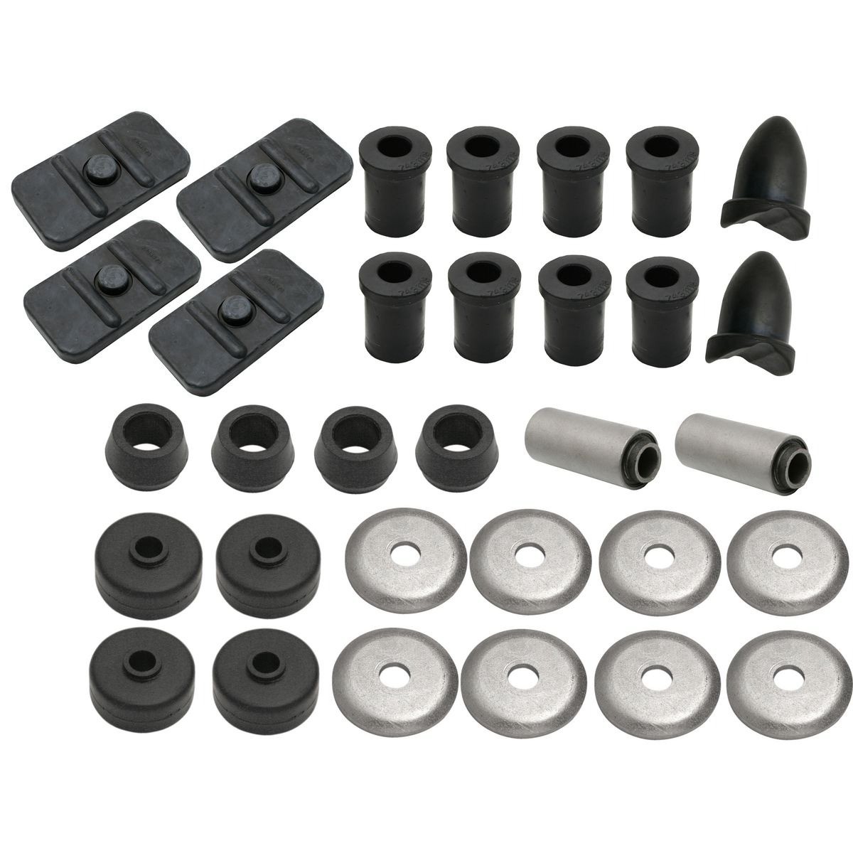 Rare Spares - Rear Suspension Rubber Kit HT HG Ute / Van - BKR1016 Auto