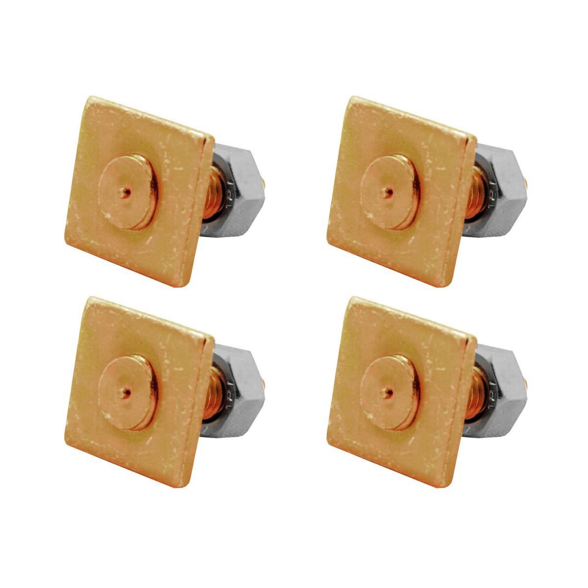 Rare Spares - Plate And Stud Type Clip Set 5/8in X 17x32in (4pcs - MB0008 Auto