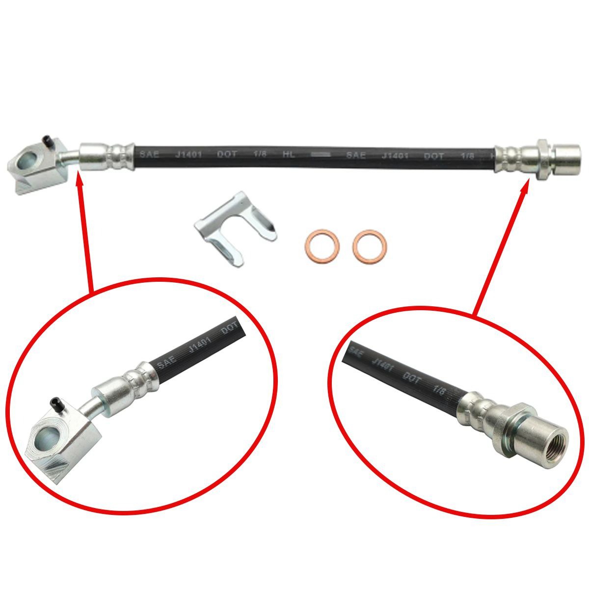 RSP Brake Hose Rear Caliper RH Holden Statesman WB - BH1029 Replacement Hose