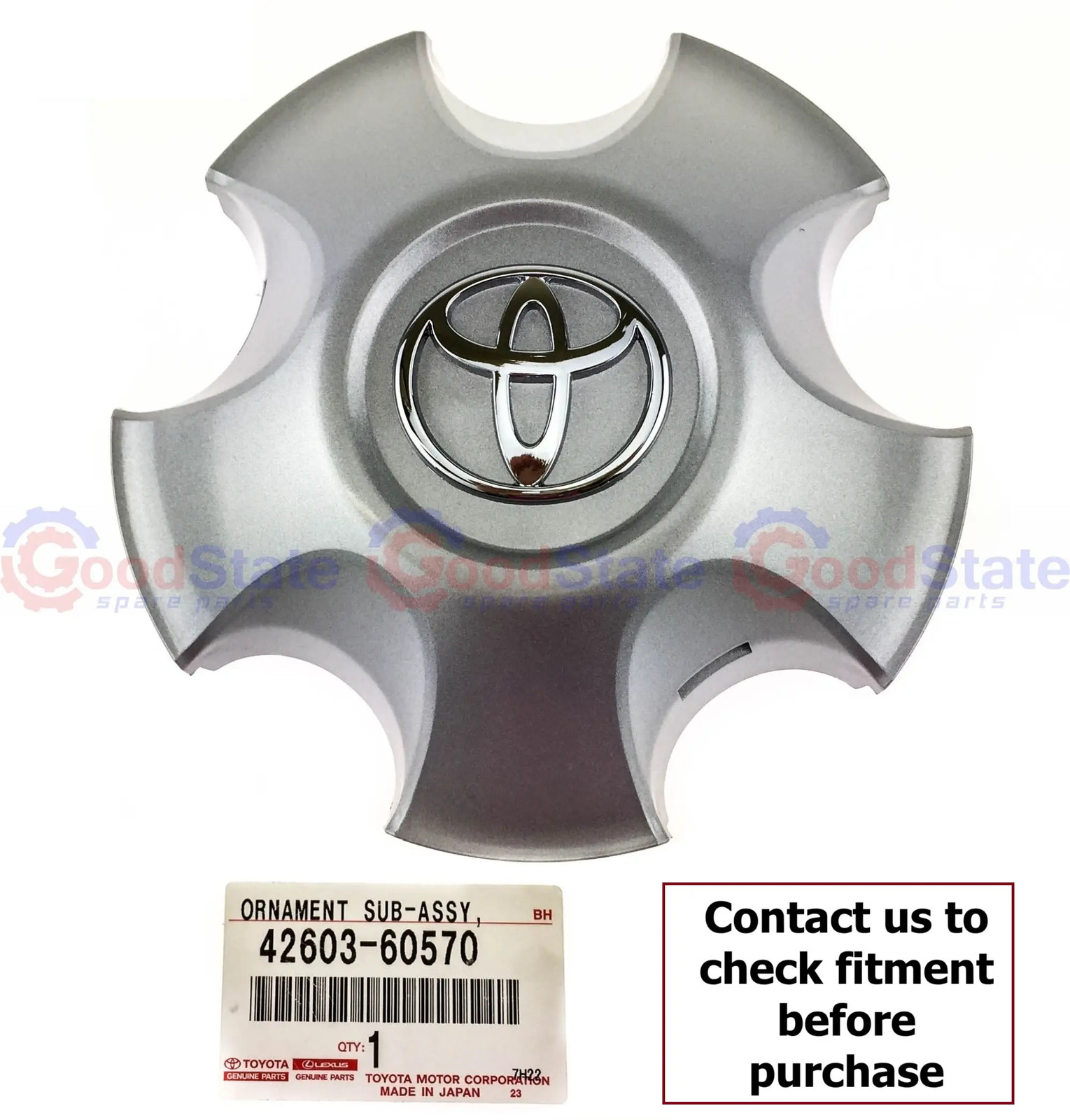 Genuine Toyota LandCruiser 100 Series UZJ HDJ Wheel Rim Cover Hub 42603-60570