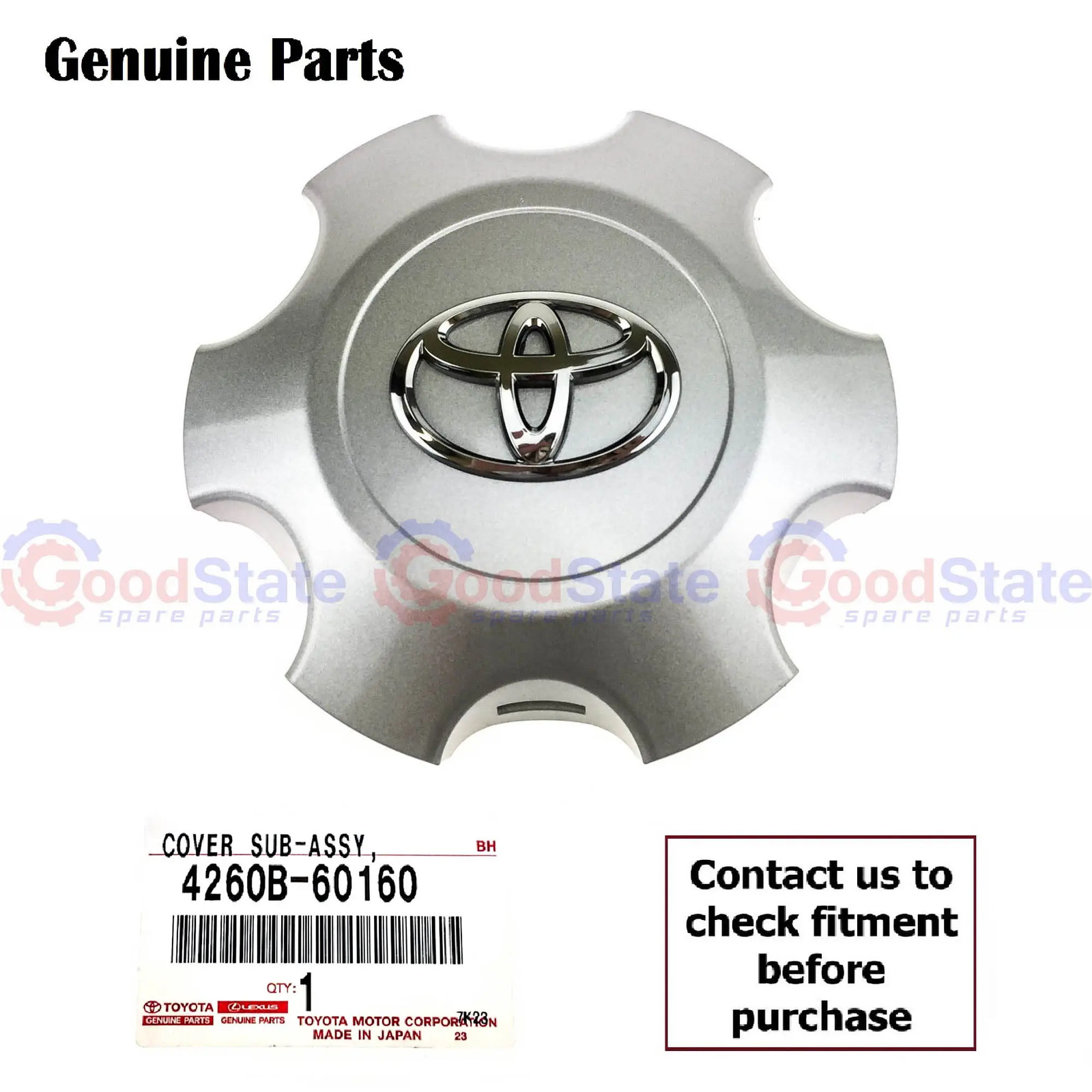 Genuine Toyota Prado 150 Series TRJ KDJ GRJ Wheel Rim Centre Hub Cap 4260B60160