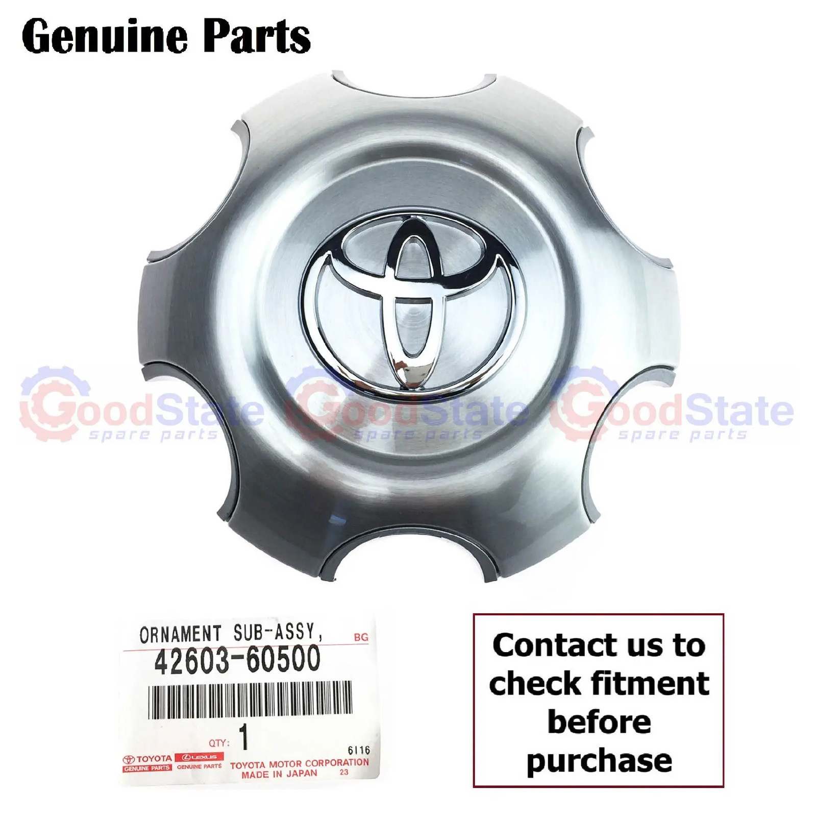 Genuine Toyota Prado 120 Series KZJ KDJ GRJ Wheel Rim Cover Hub Cap 42603-60500
