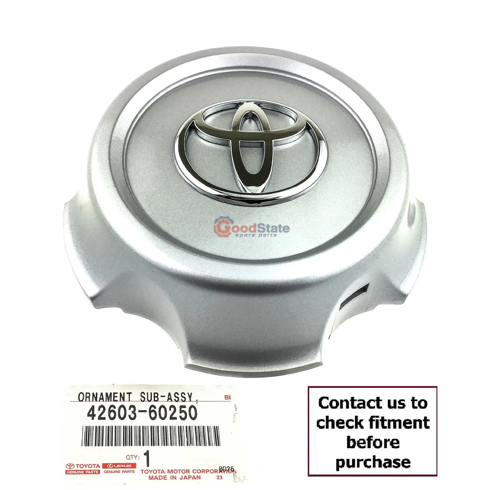 Genuine Toyota LandCruiser 100 Series UZJ HDJ Wheel Rim Cover Centre Hub Cap