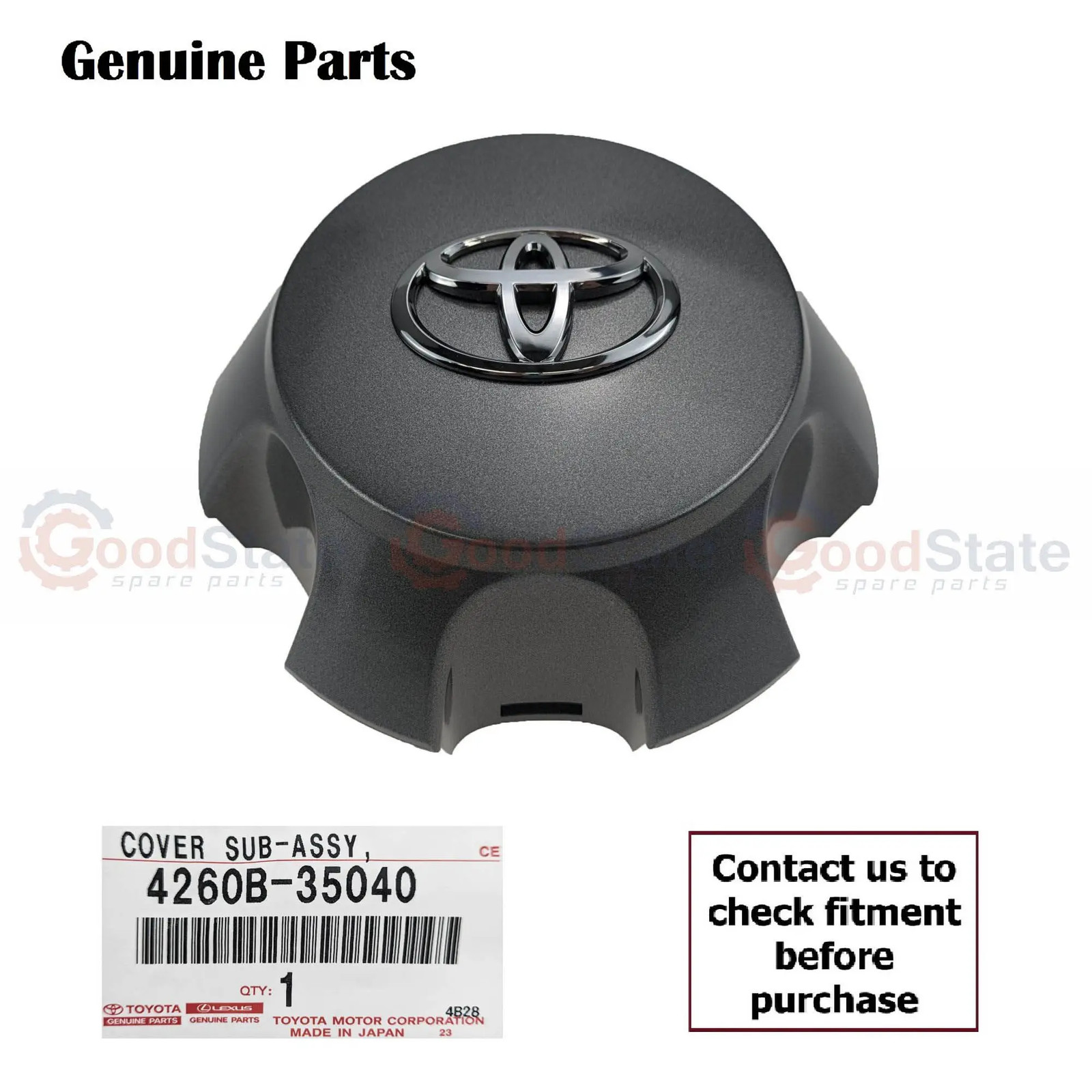 Genuine Toyota FJ Cruiser GSJ15 GSJ10 Wheel Centre Hub Cap 4260B35040