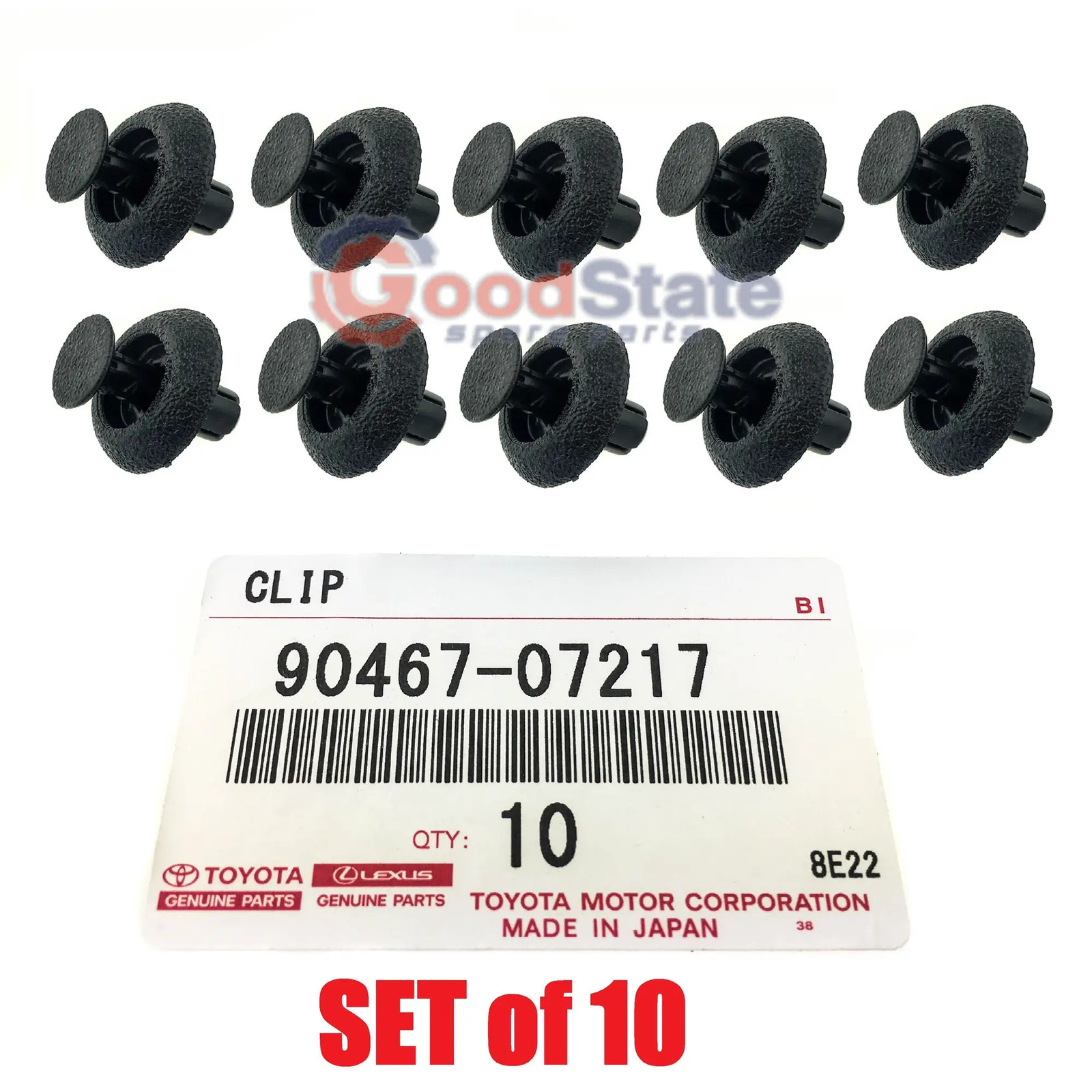 Genuine Toyota LandCruiser 200 Series VDJ UZJ URJ GRJ Clip x10 90467-07217