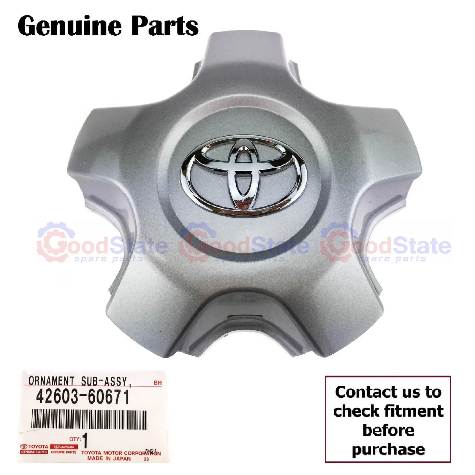 Genuine Toyota LandCruiser UZJ100 HDJ101 HDJ100 Wheel Rim Cover Hub 42603-60671