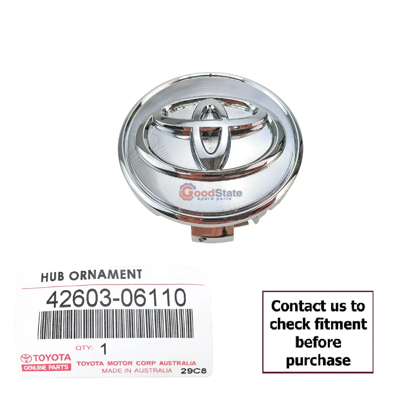 Genuine Toyota Camry AVV50 ASV50 AHV40 Wheel Rim Cover Centre Hub 42603-06110
