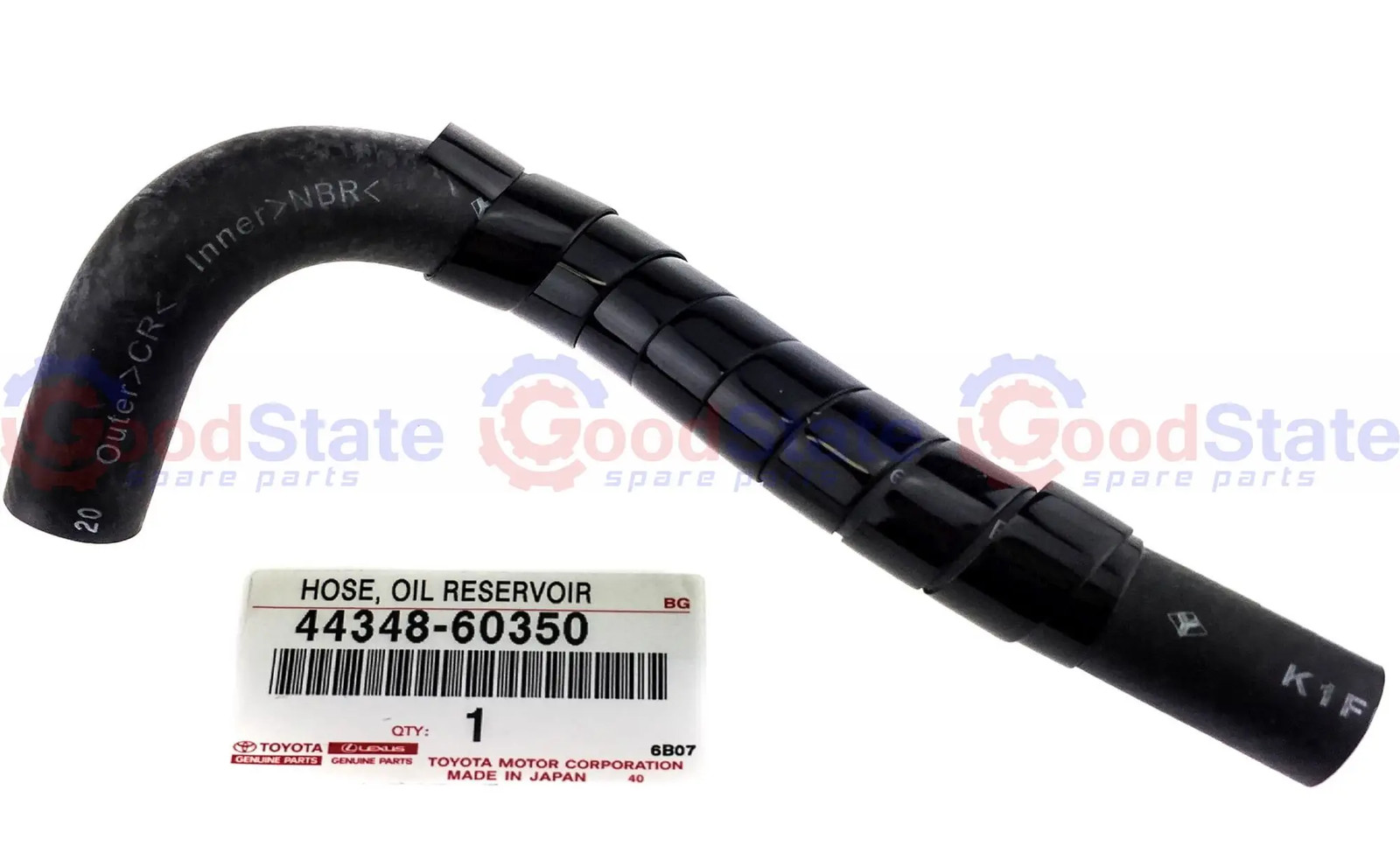 Genuine Toyota LandCruiser 100 Series UZJ Power Steering Hose 4434860350