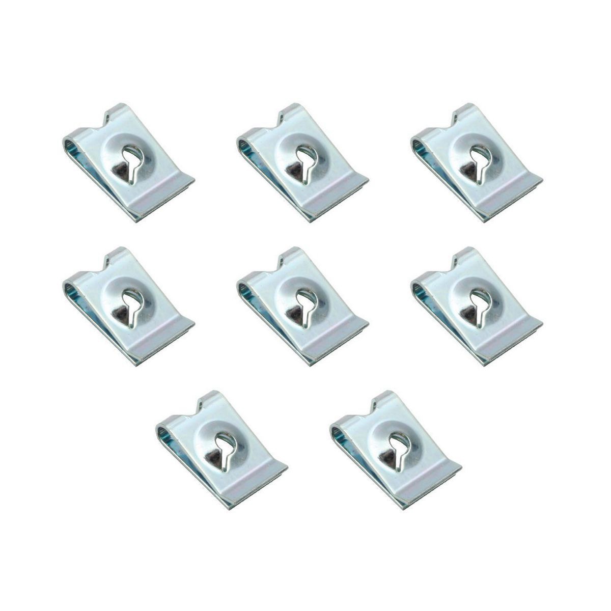 Rare Spares - U Nut (8 Gauge) (8 Pcs) - NU0003 Hardware Auto