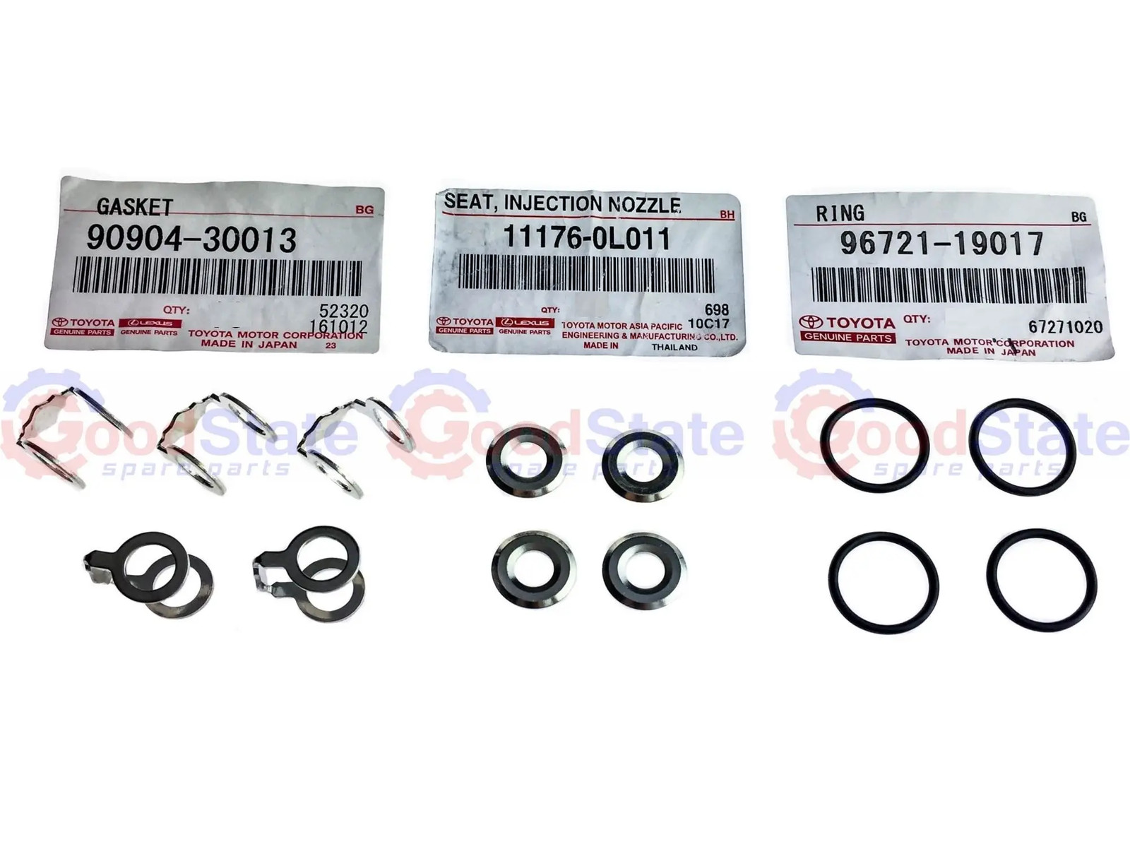 Genuine Toyota Prado 150 Series 1KD 3.0 Diesel Fuel Injector Washer Seal GS112