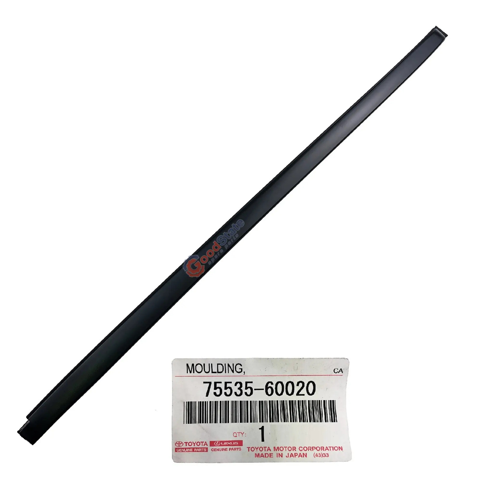 Genuine Toyota Prado 150 Series Outside Lower Windscreen Moulding 75535-60020