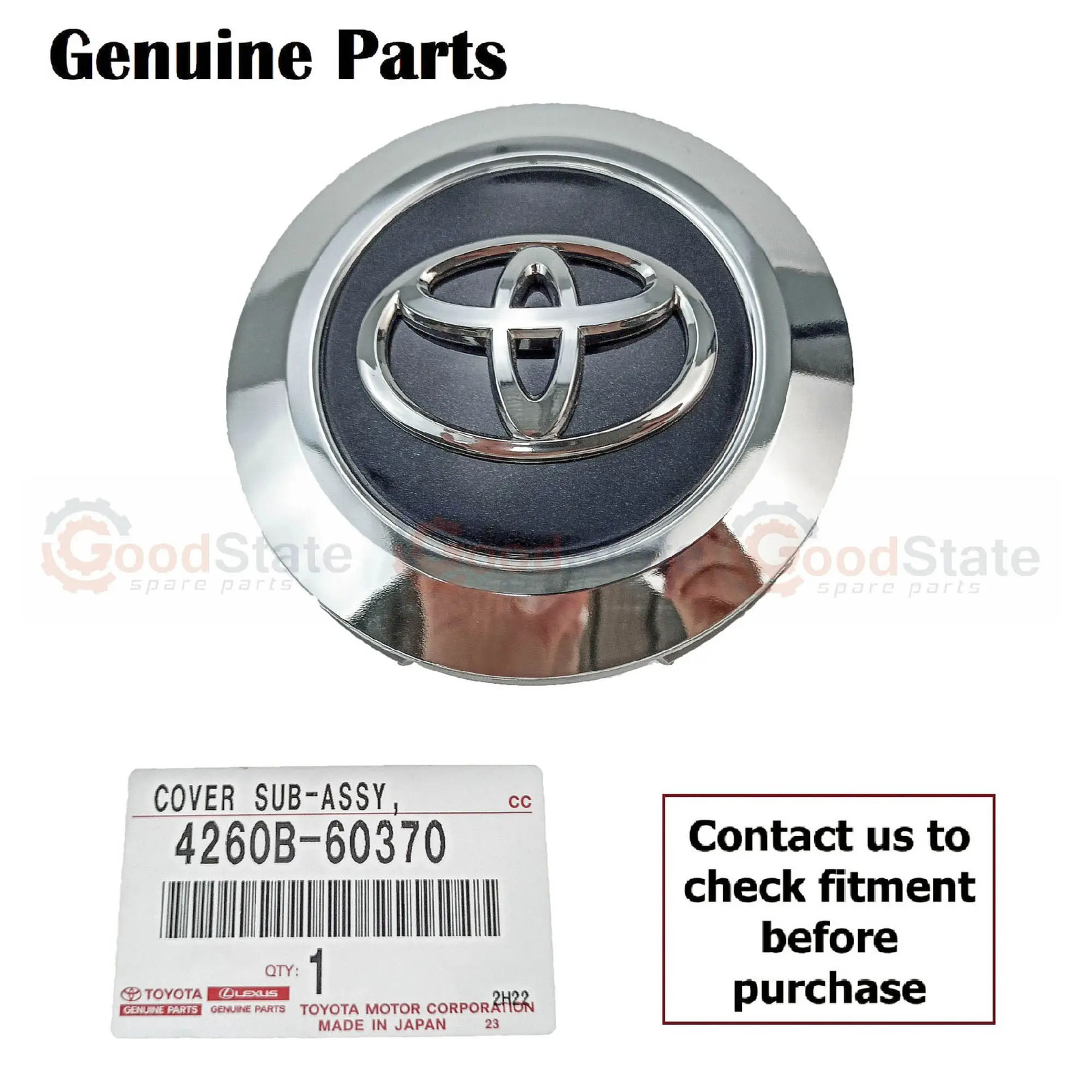 Genuine Toyota LandCruiser URJ202 URJ200 GRJ200 Wheel Rim Centre Hub 4260B-60370