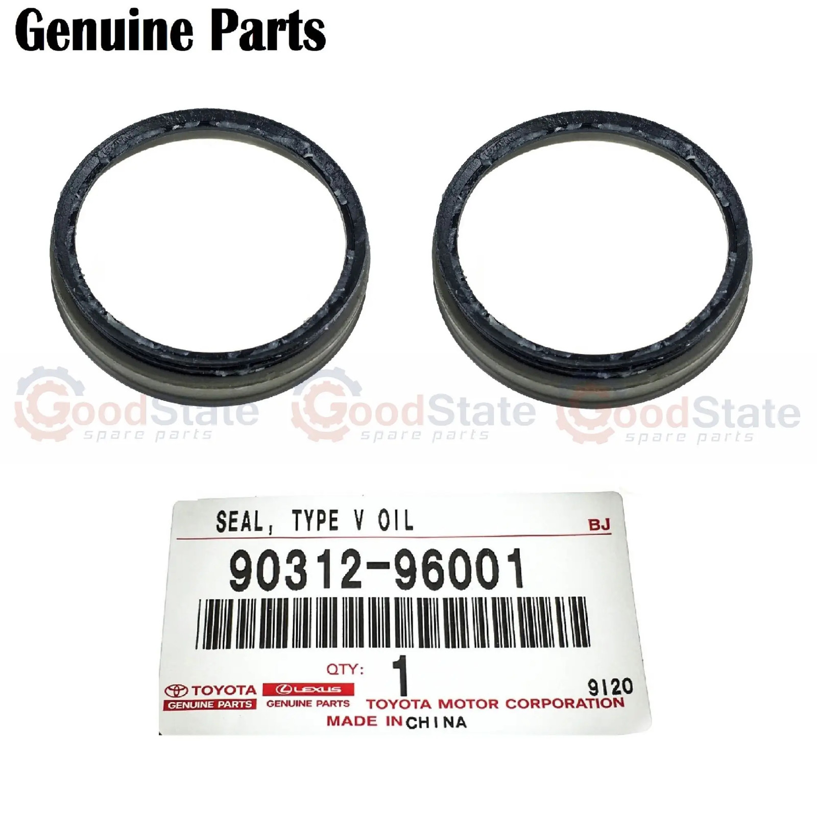 Genuine Toyota Prado 150 Series TRJ LJ KDJ Front Wheel Bearing Hub Oil Seal x2
