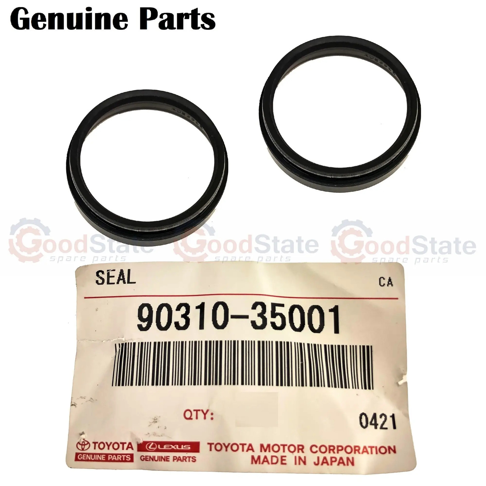 Genuine Toyota LandCruiser HZJ81 HZJ80 HZJ77 HZJ75 Rear Axle Shaft Oil Seal x2