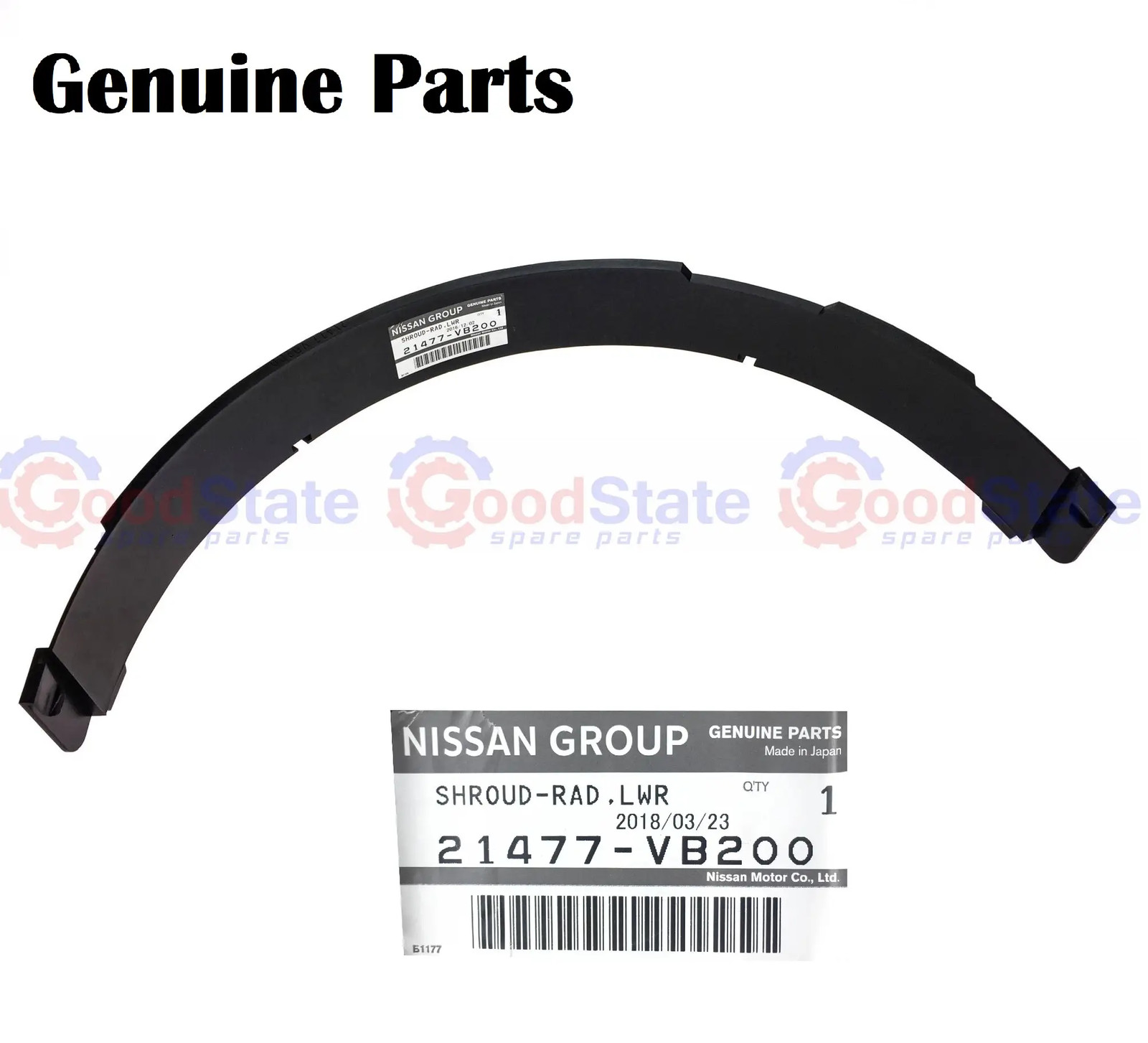 GENUINE Nissan Patrol Y61 TD42 TD42T 4.2L Diesel Lower Shroud Brow 21477-VB200