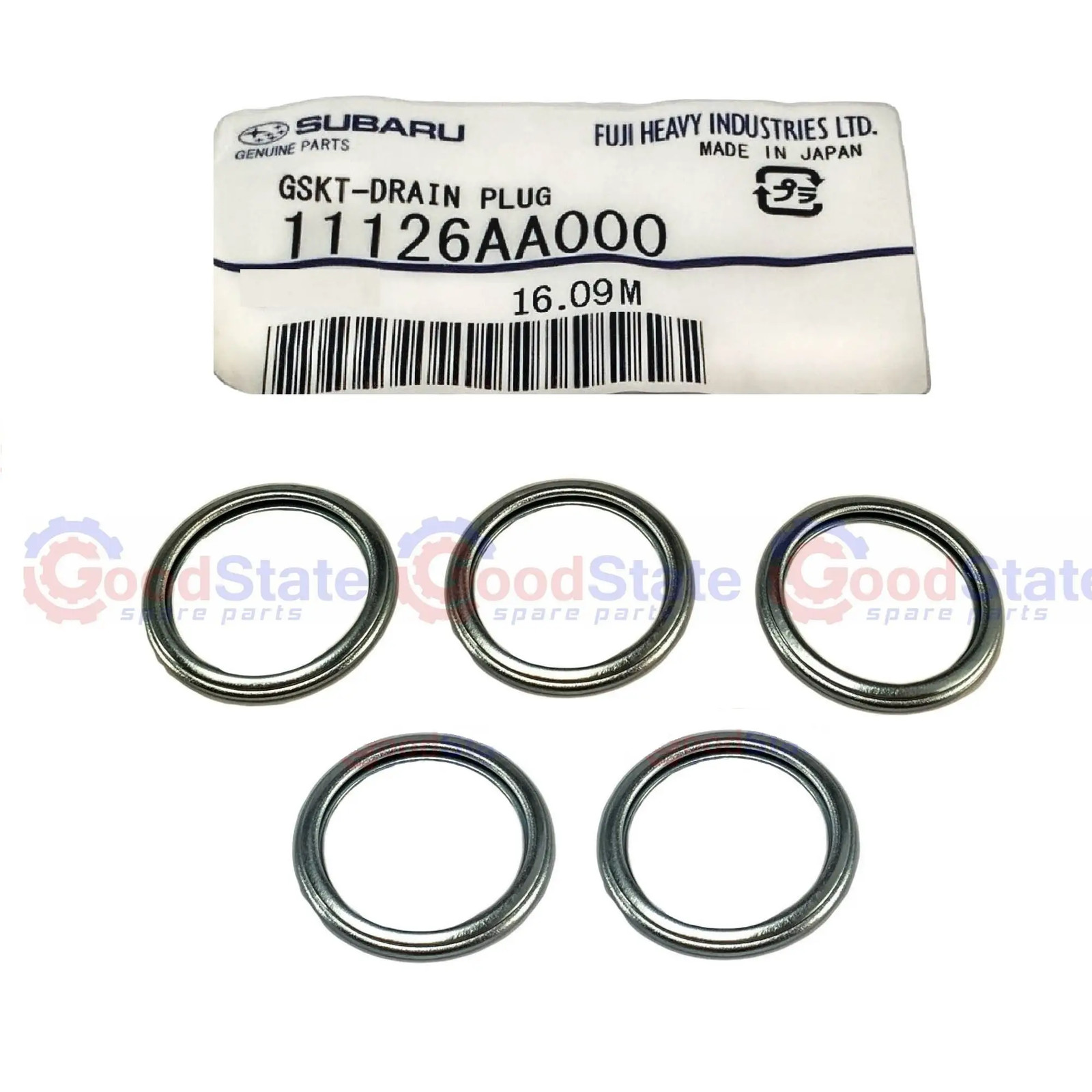 GENUINE Subaru 11126AA000 GS105 EJ20 Washers 5 Impreza Forester Liberty Brumby