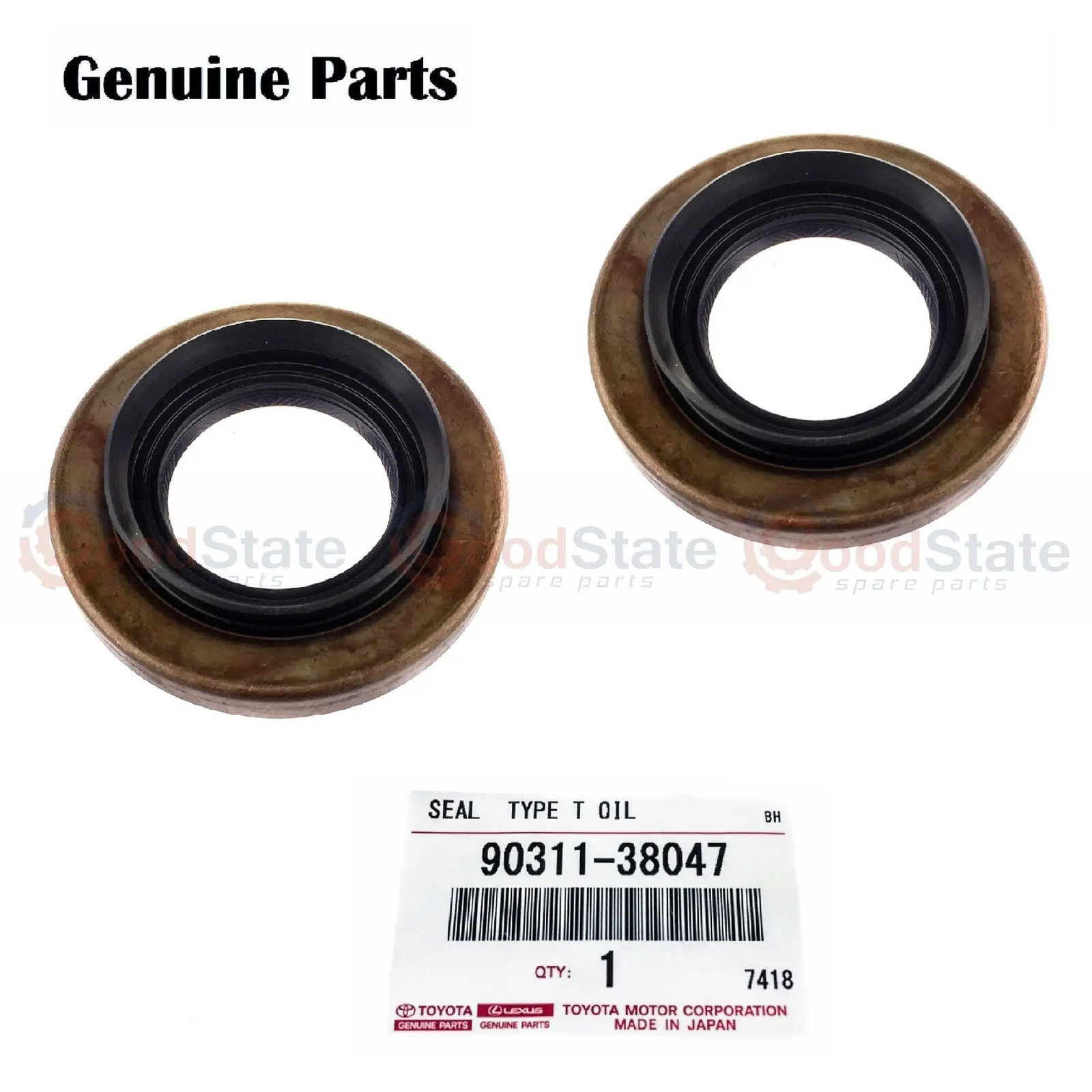 Genuine Toyota LandCruiser 105 80 79 Series Diff Pinion Shaft Oil Seal x2 GS4459