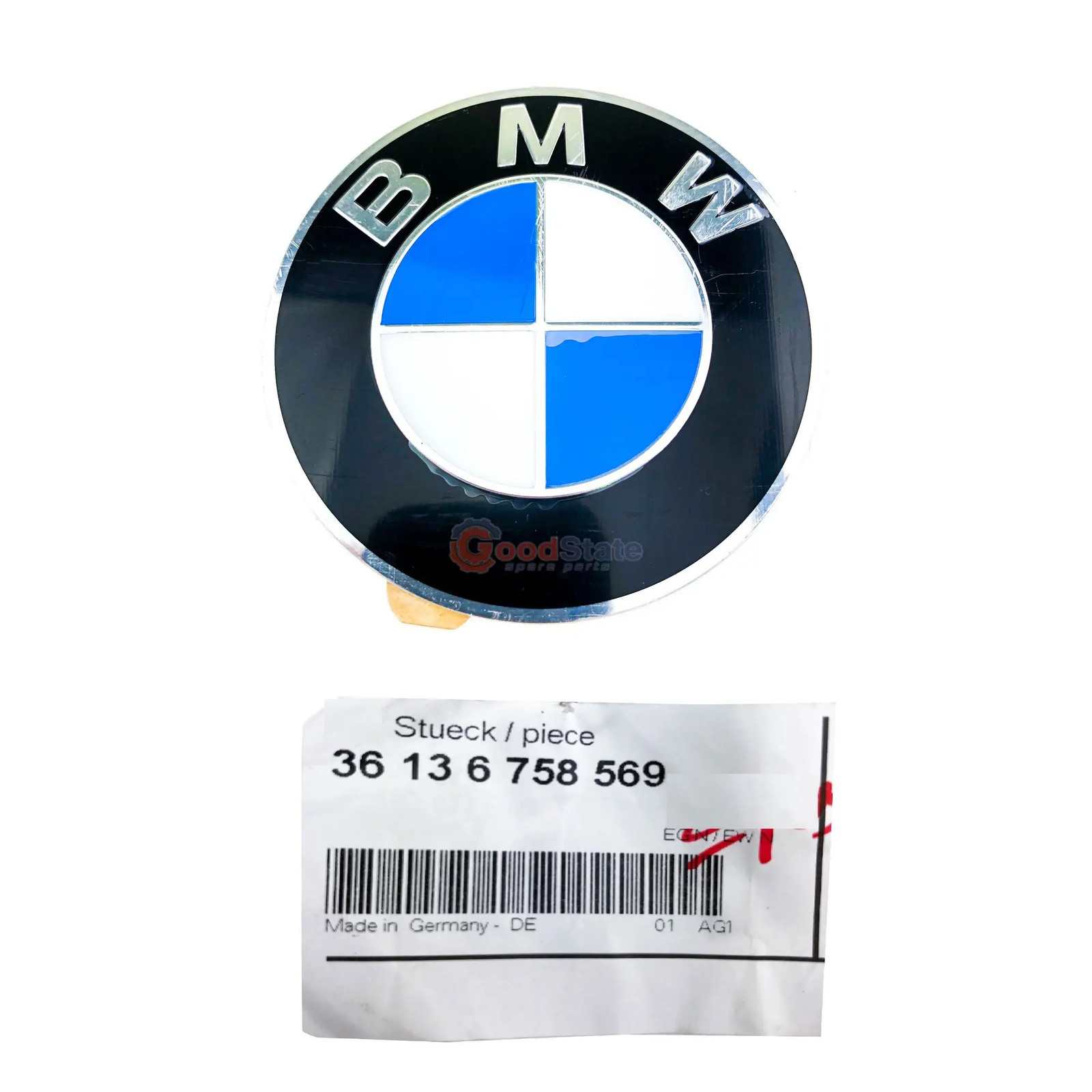 GENUINE BMW Wheel Center Hub Emblem Badge 70mm 36136758569 3 5 6 7 8 X5 Z1 Z3 Z4