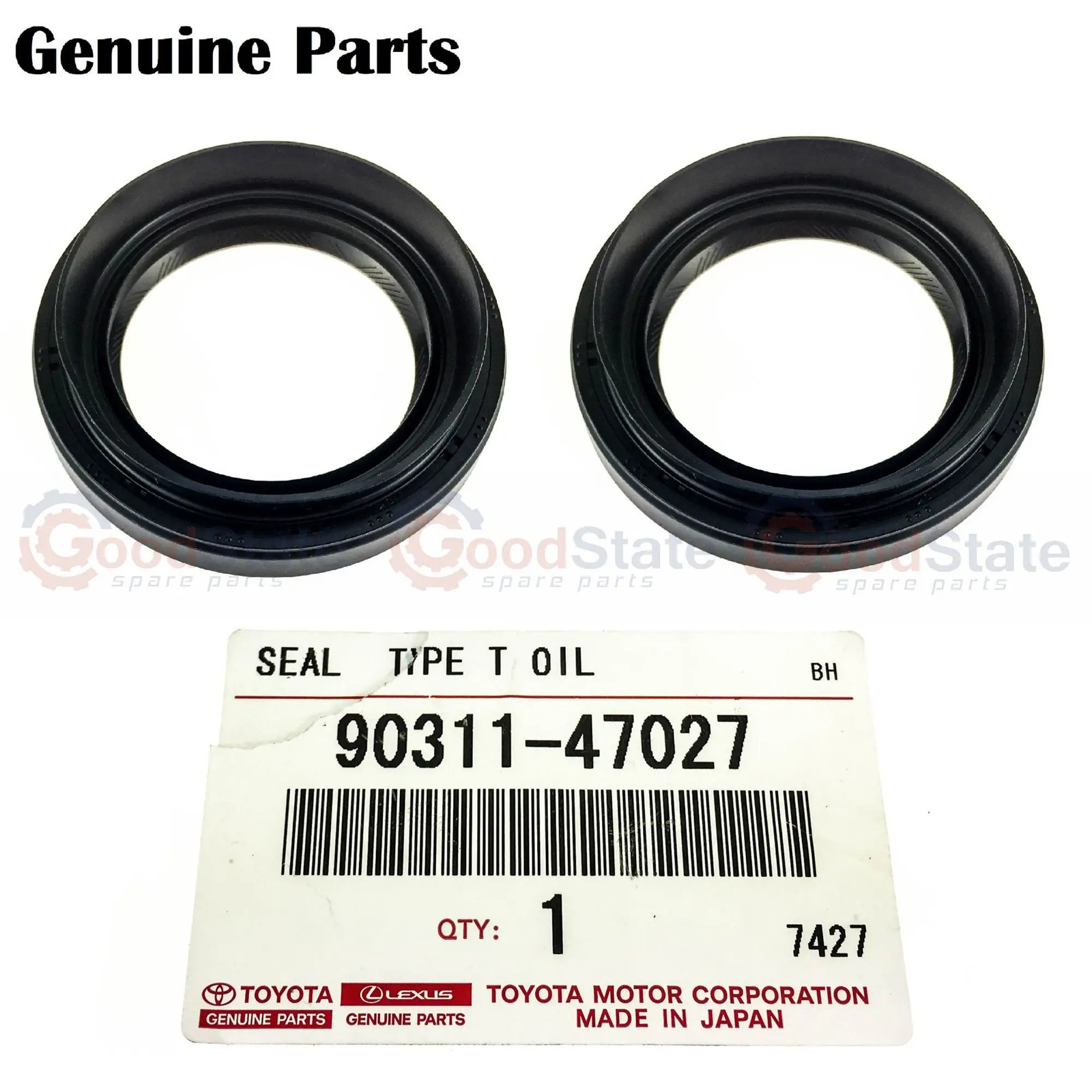 Genuine Toyota LandCruiser 200 100 Series Front Drive Shaft Diff Oil Seal x2
