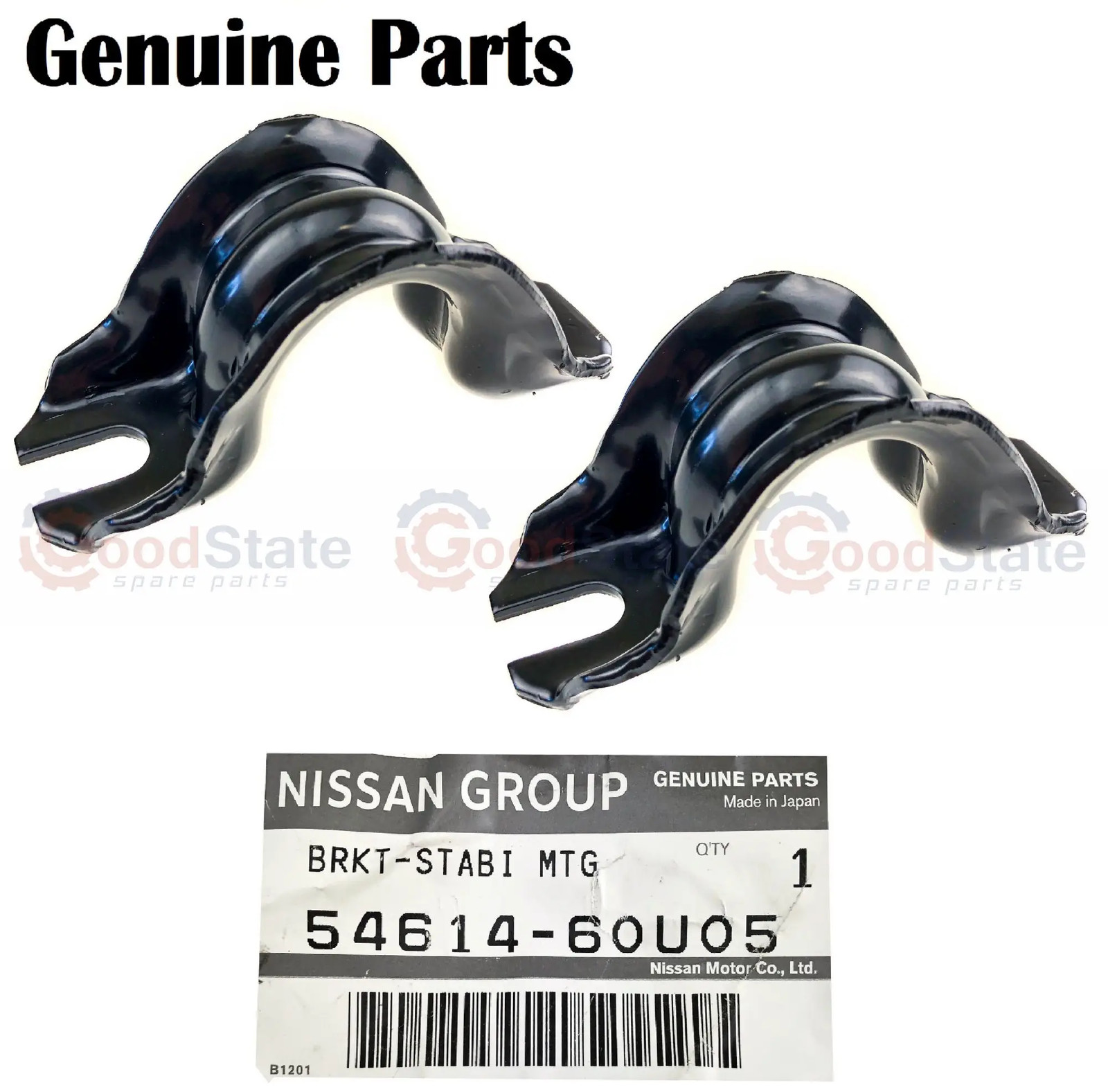 GENUINE Nissan Patrol Y61 GU Series 3 4 Front Sway Bar Bush Bracket x2