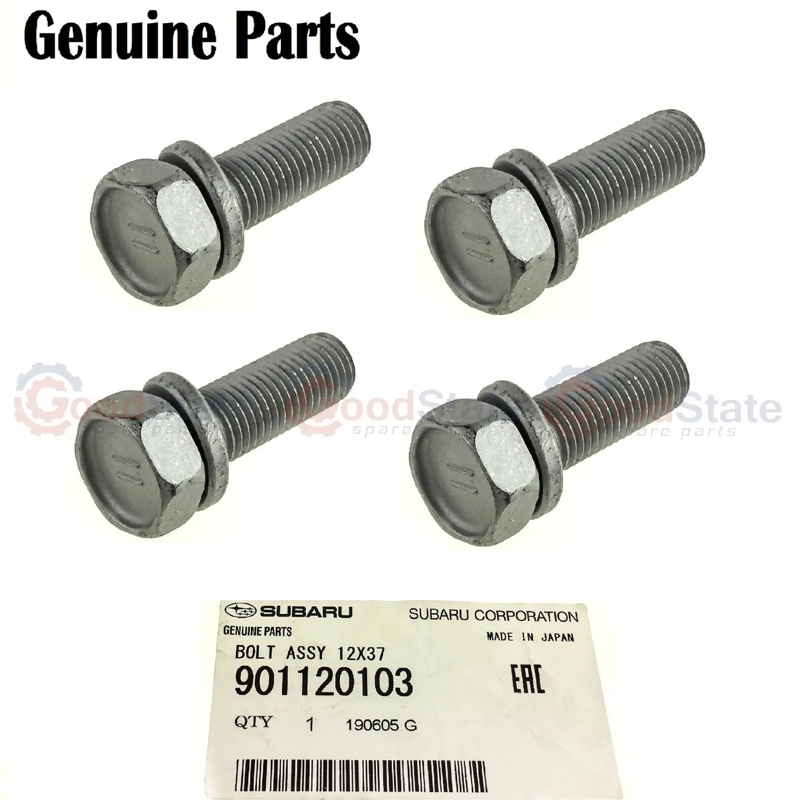 GENUINE Subaru Impreza 08-20 Brembo Front Brake Caliper Mounting x4 901120103