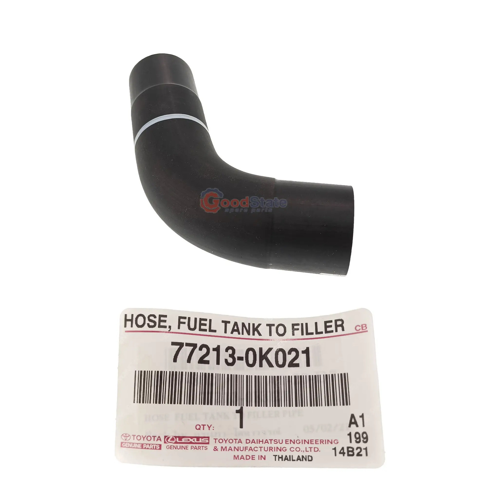 Genuine Toyota Hilux KUN26 1KD 3.0 Diesel Fuel Tank Filler Hose 77213-0K020