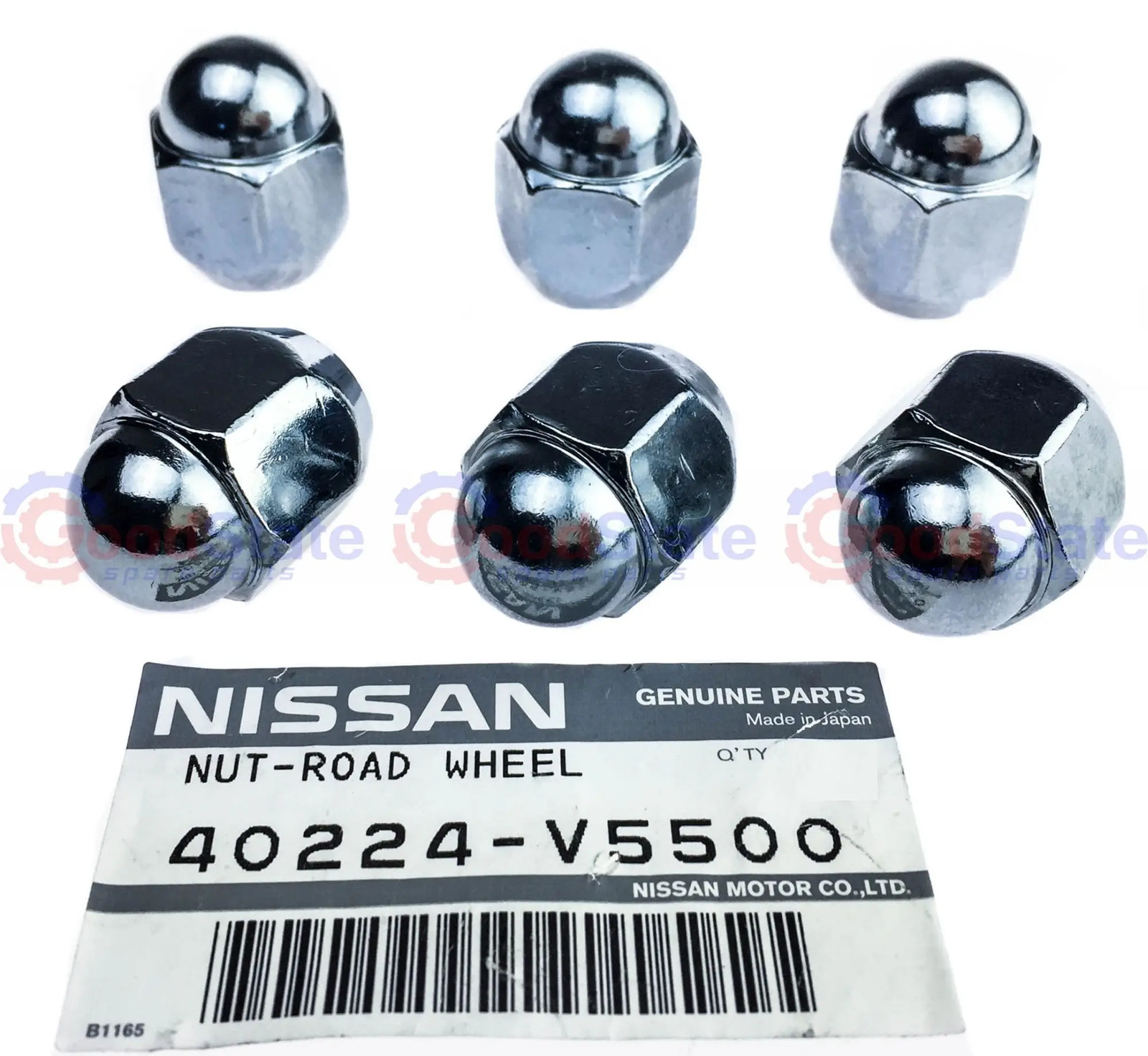 GENUINE Nissan Patrol GQ Y60 GU Y61 Ford Maverick Wheel Nut Chrome 6 pcs