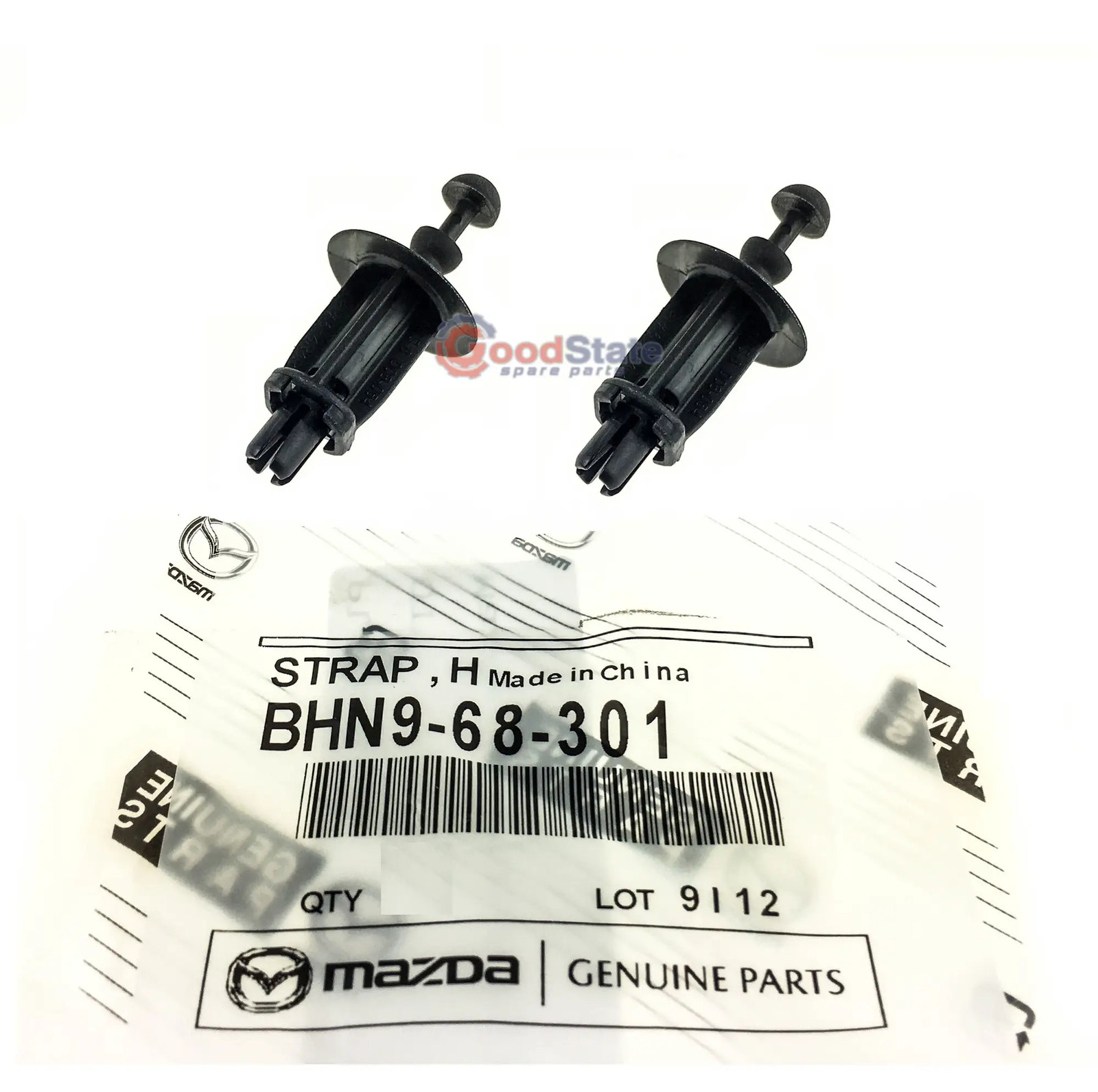 GENUINE Mazda CX3 2015-Onwards Parcel Shelf Strap Hanger x2 BHN968301 GS3481
