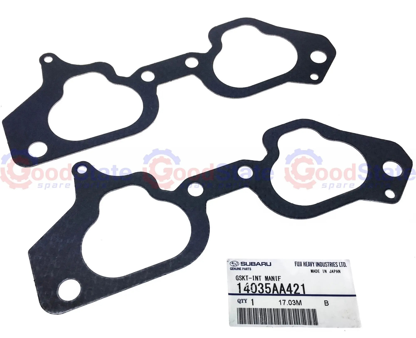 Subaru 14035AA421 Intake Manifold Gasket x2 Forester Impreza WRX Legacy 98-on